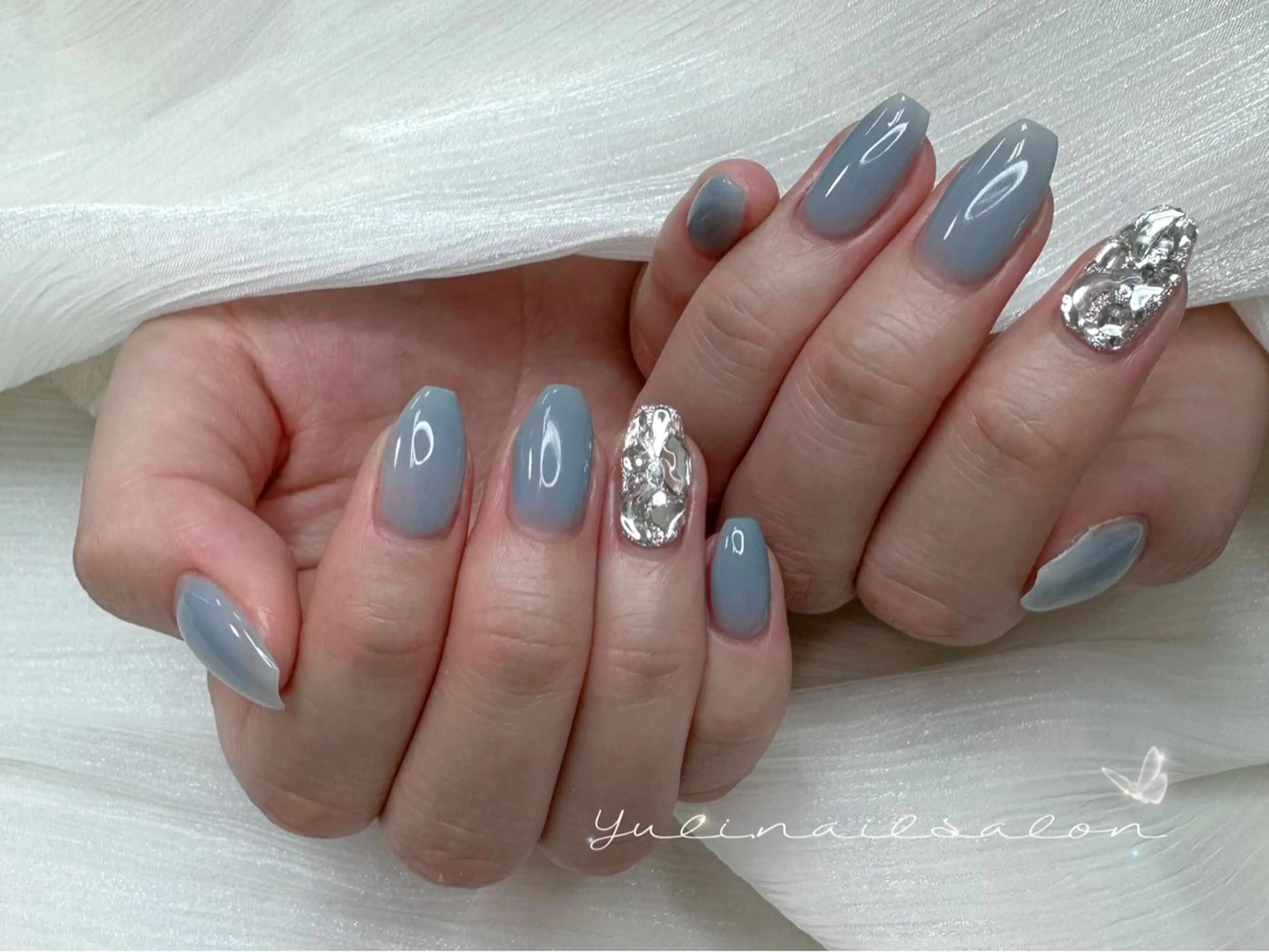 ネイル ハンドネイル 🎀YULI_ Nail 🎀新宿店のネイルデザイン