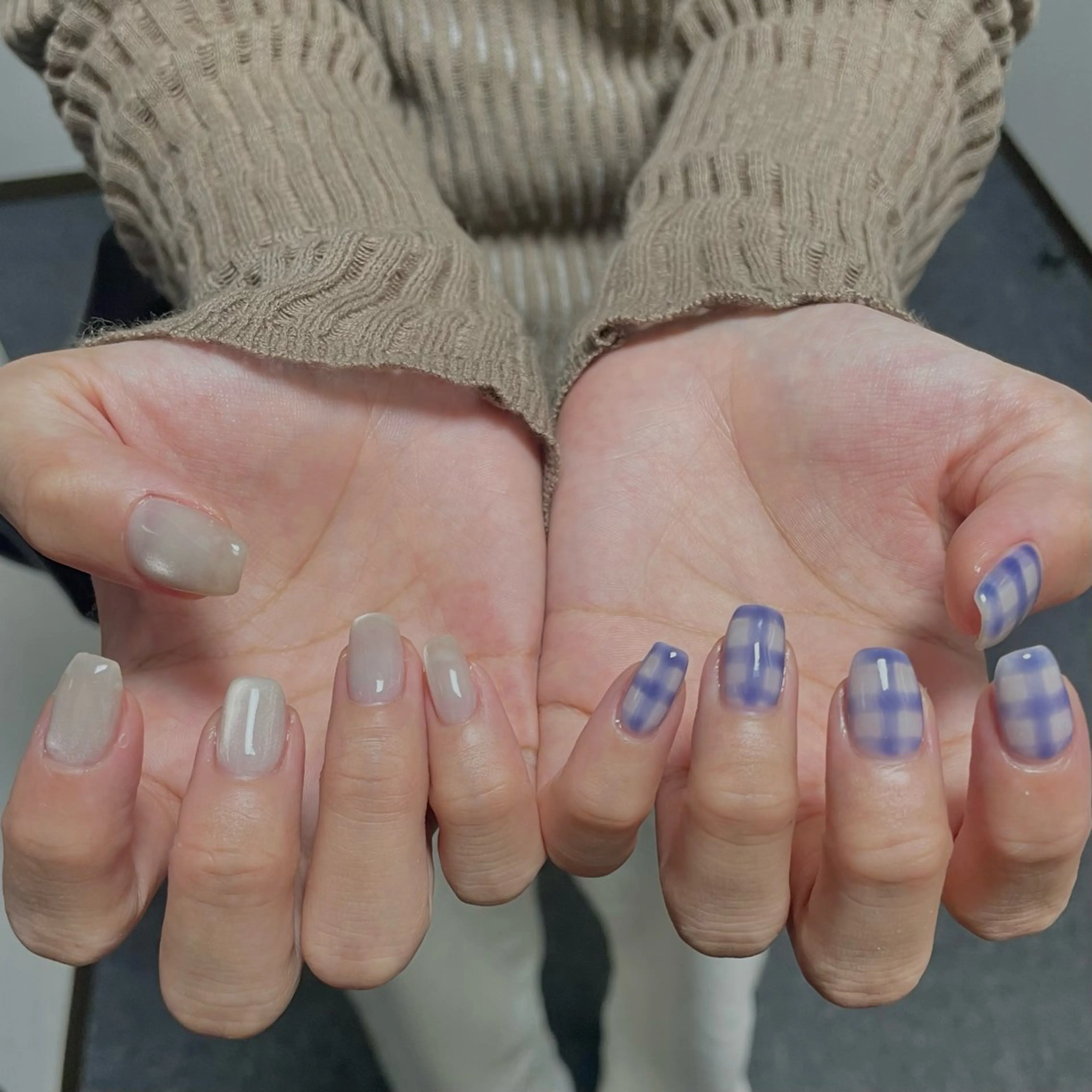 ネイル アートネイル マグネットネイル 持ち込み ハンドネイル nail salon Ant.所属・nail salon Ant.のネイルデザイン