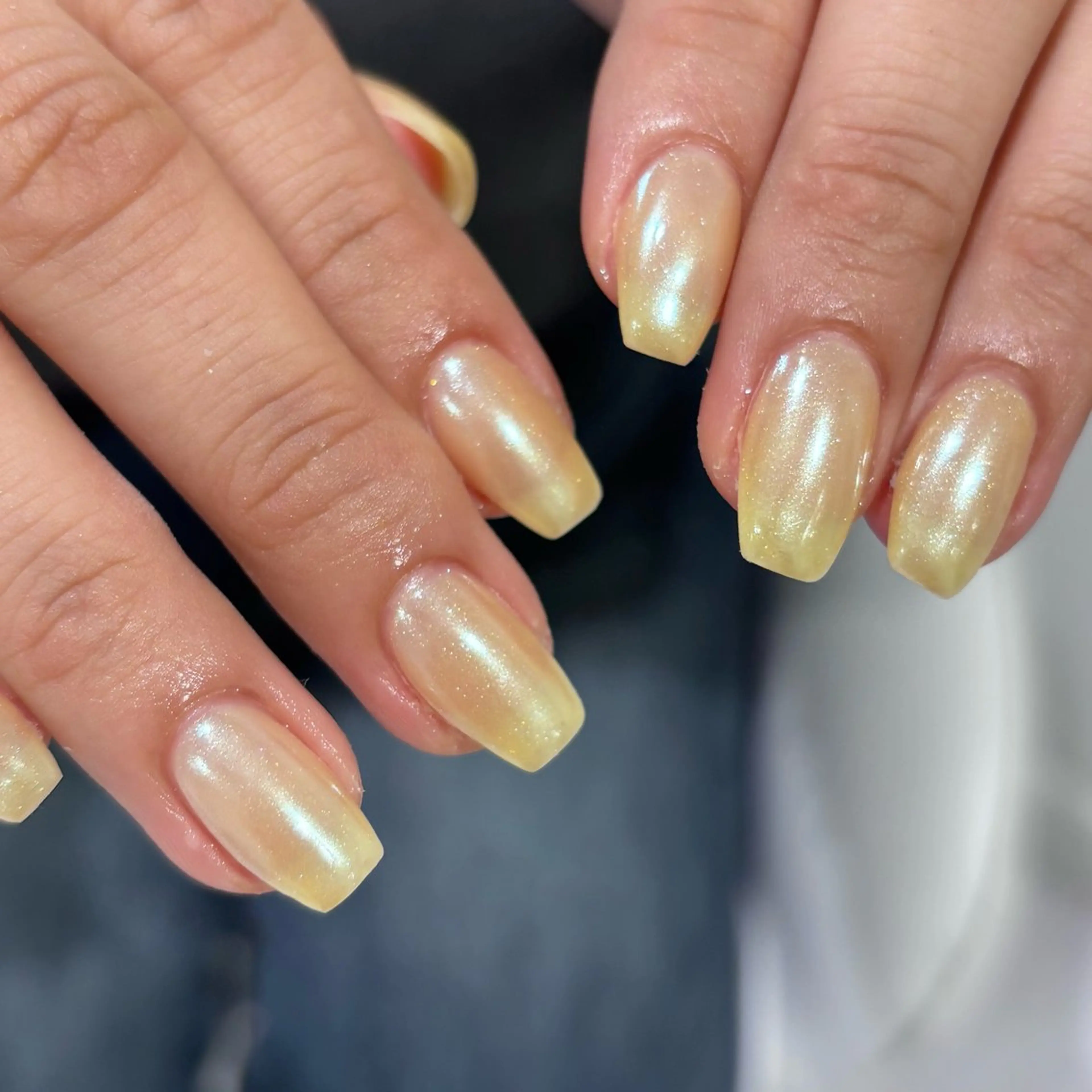 ネイル アートネイル ジェルネイル ミラーネイル パラジェル 春ネイル M.wish mayu 💅🏻のネイルデザイン