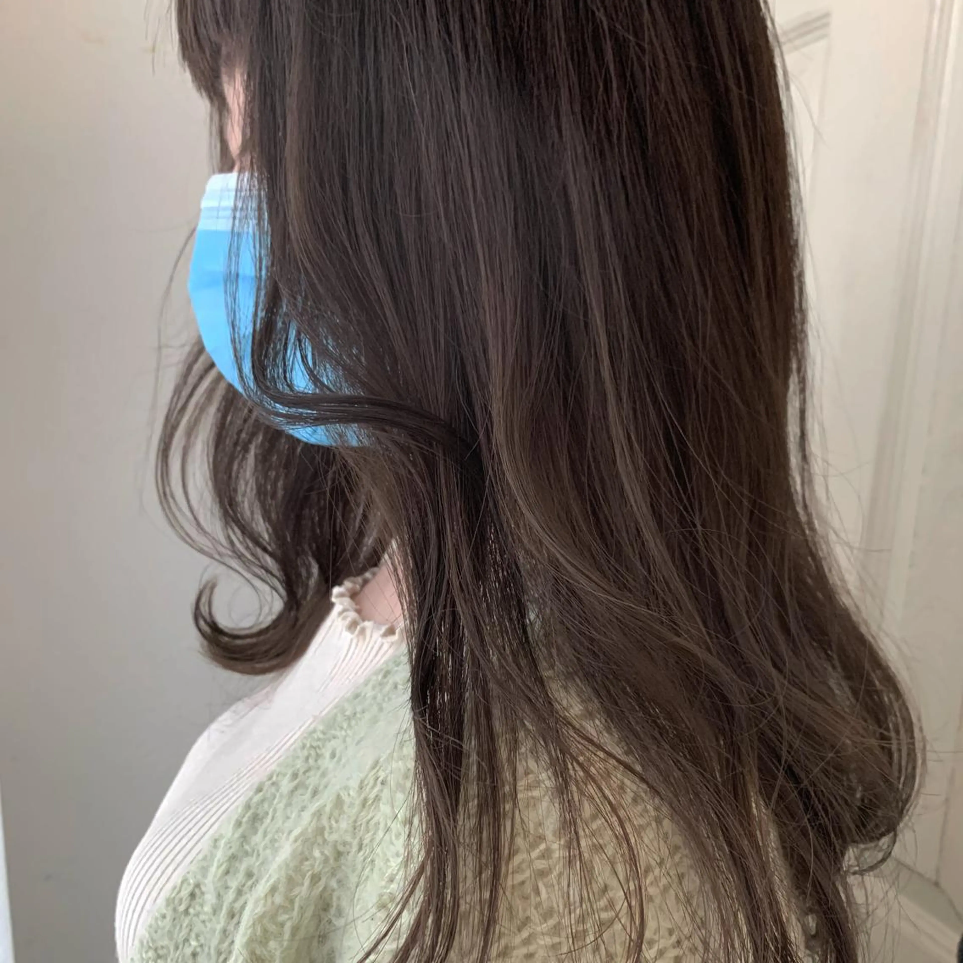 ロング カラー カット ヘアカラー fio マナミのヘアスタイル