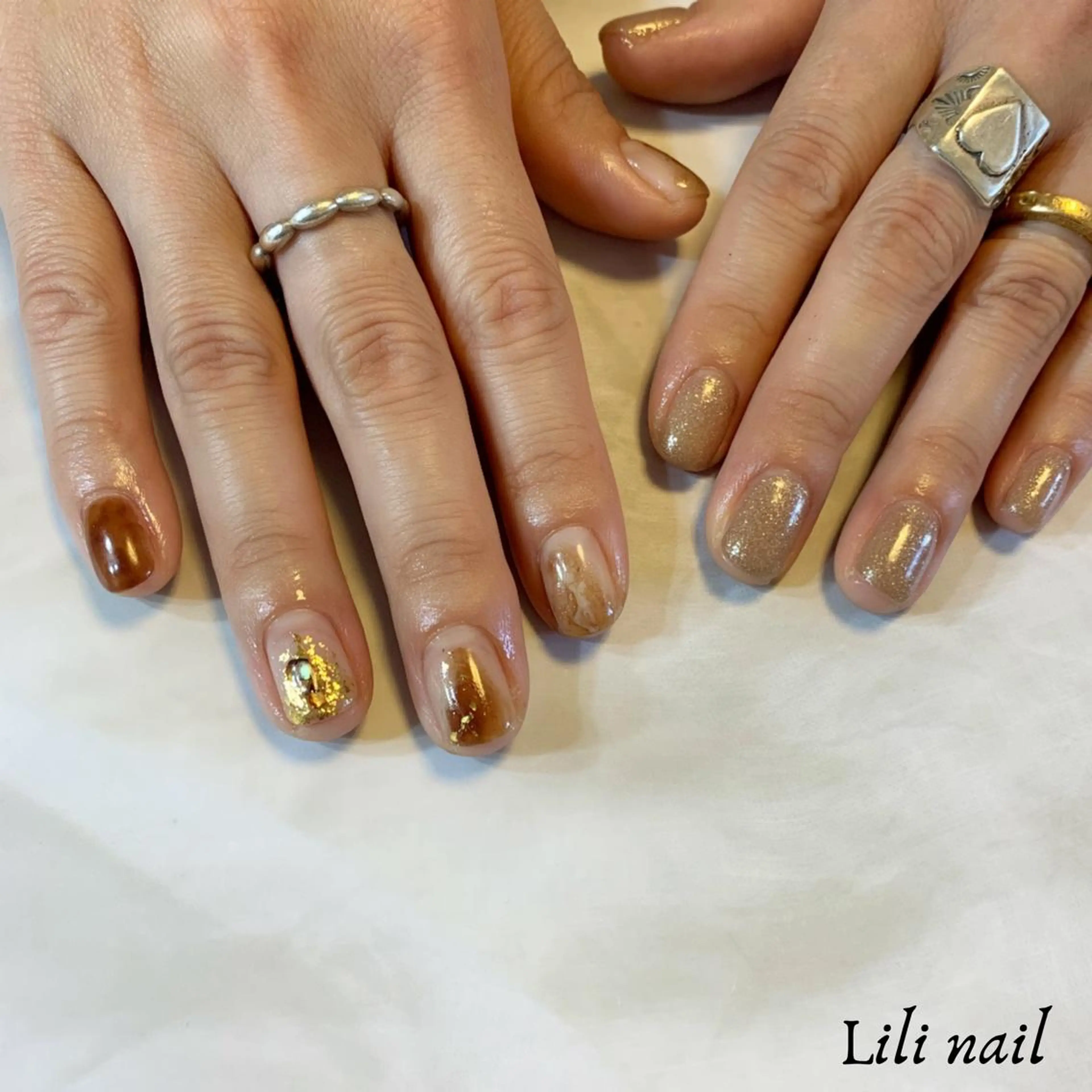 ショート ネイル ハンドネイル Lili beauty salon所属・Lilibeauty salonのネイルデザイン