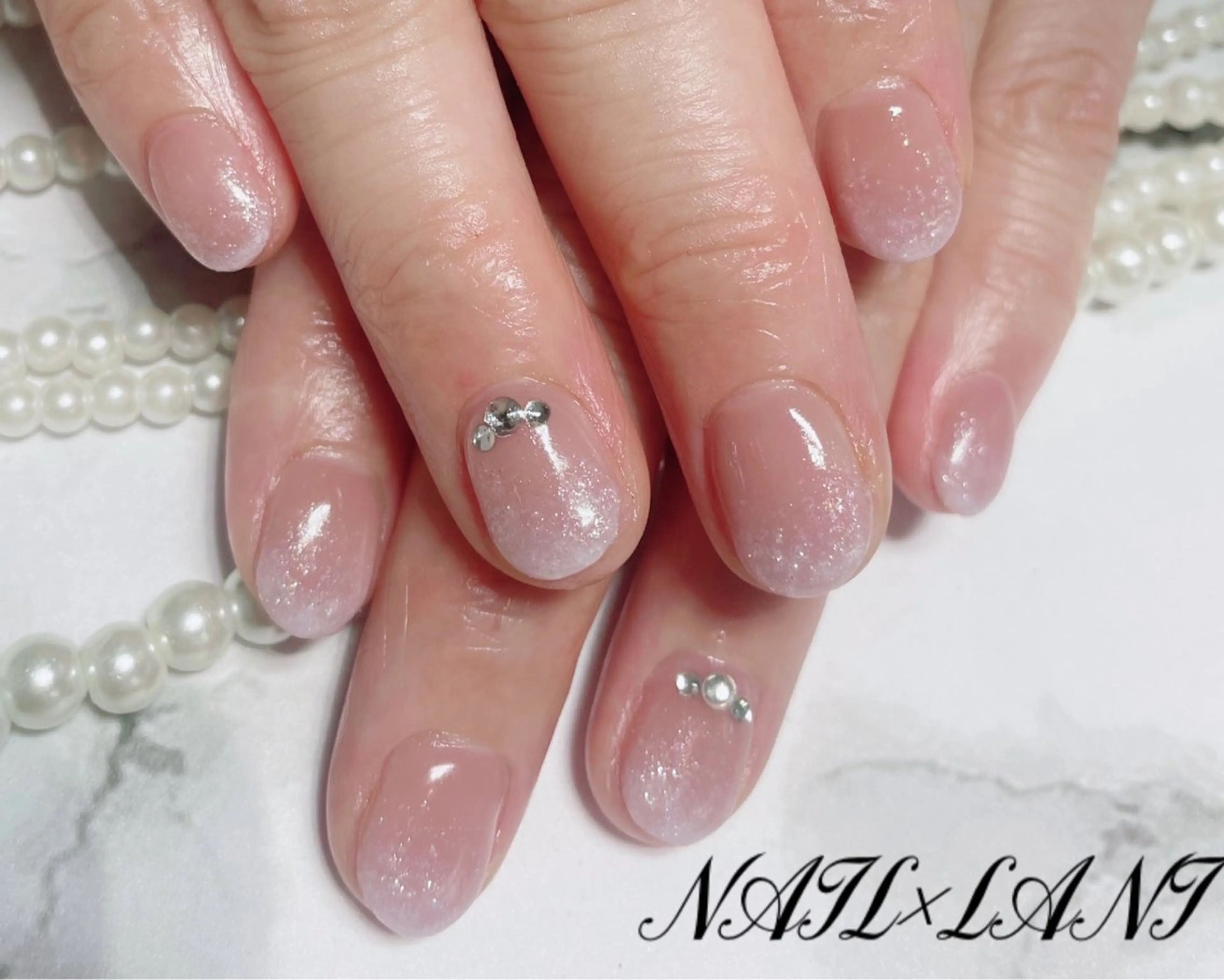 ネイル フットネイル ジェルネイル マグネットネイル パラジェル 一之瀬 柚季のネイルデザイン