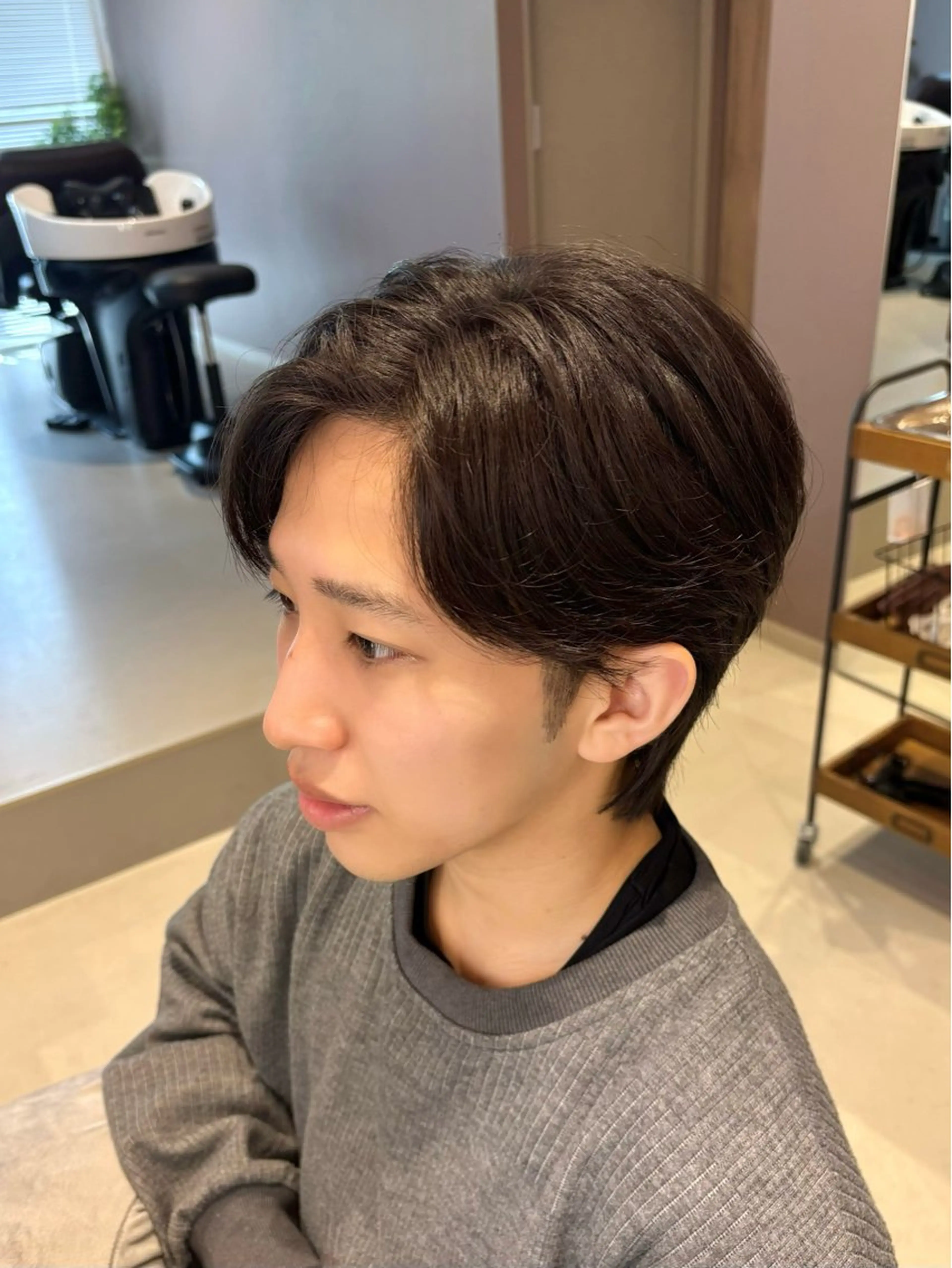 メンズ カット Iris by artina 武蔵小杉店【イリス バイ アルティナ】所属・レイヤーカット/ボブ /nene🍥⋆*のヘアスタイル