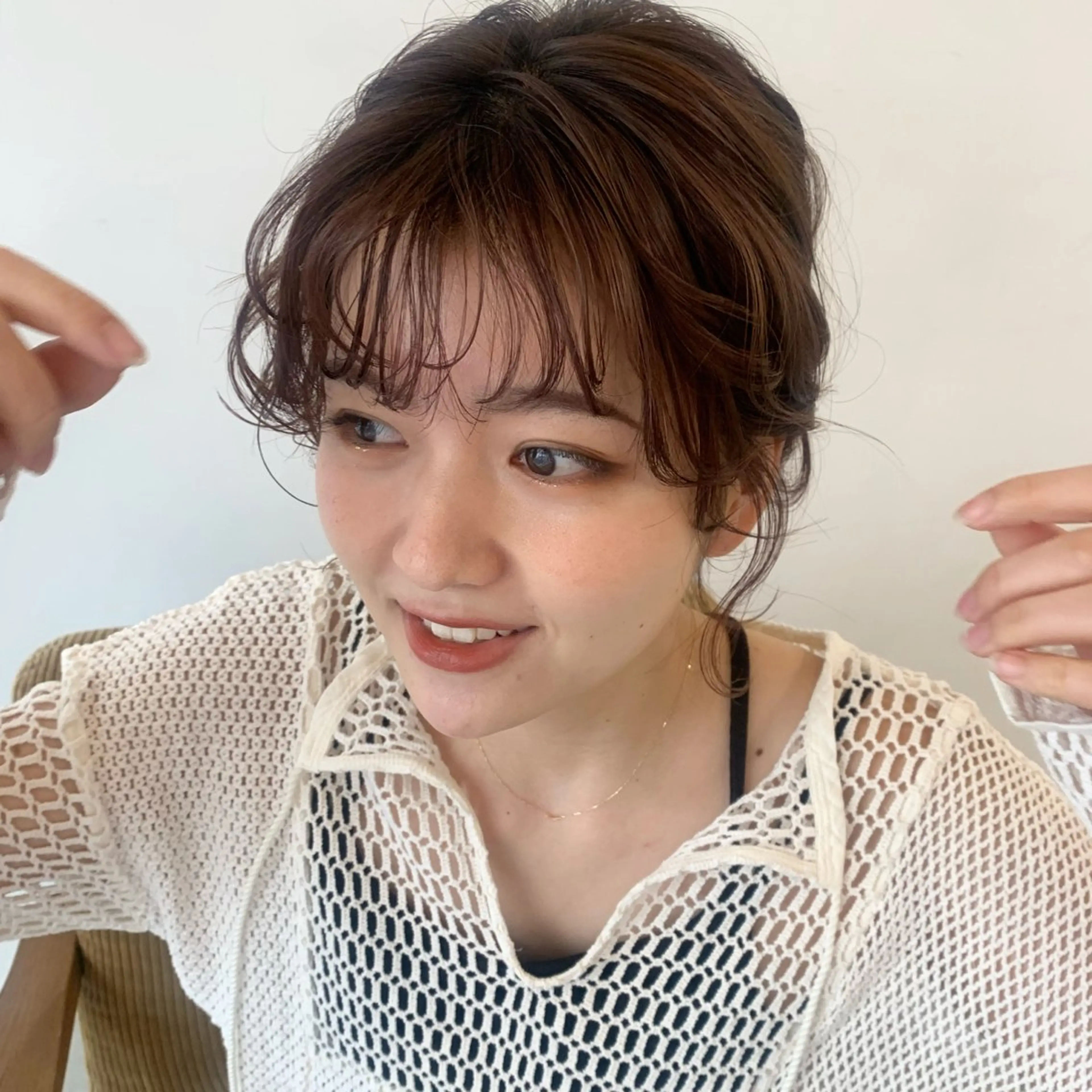 ミディアム 🐰桃山台/髪質改善 山亀のヘアスタイル