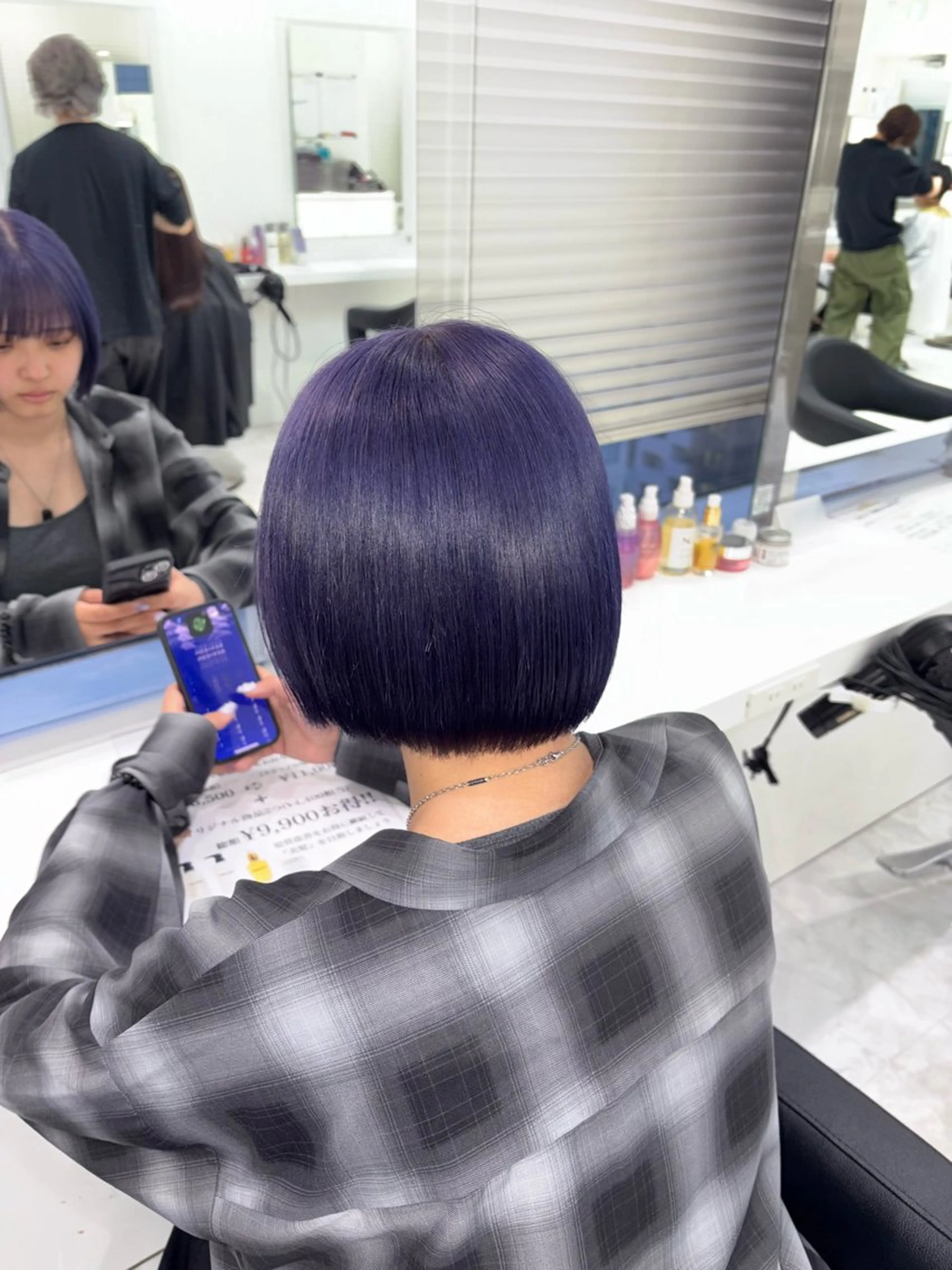 ミディアム 🤍ྀི透ける寒色 Cocoa🤍ྀིのヘアスタイル