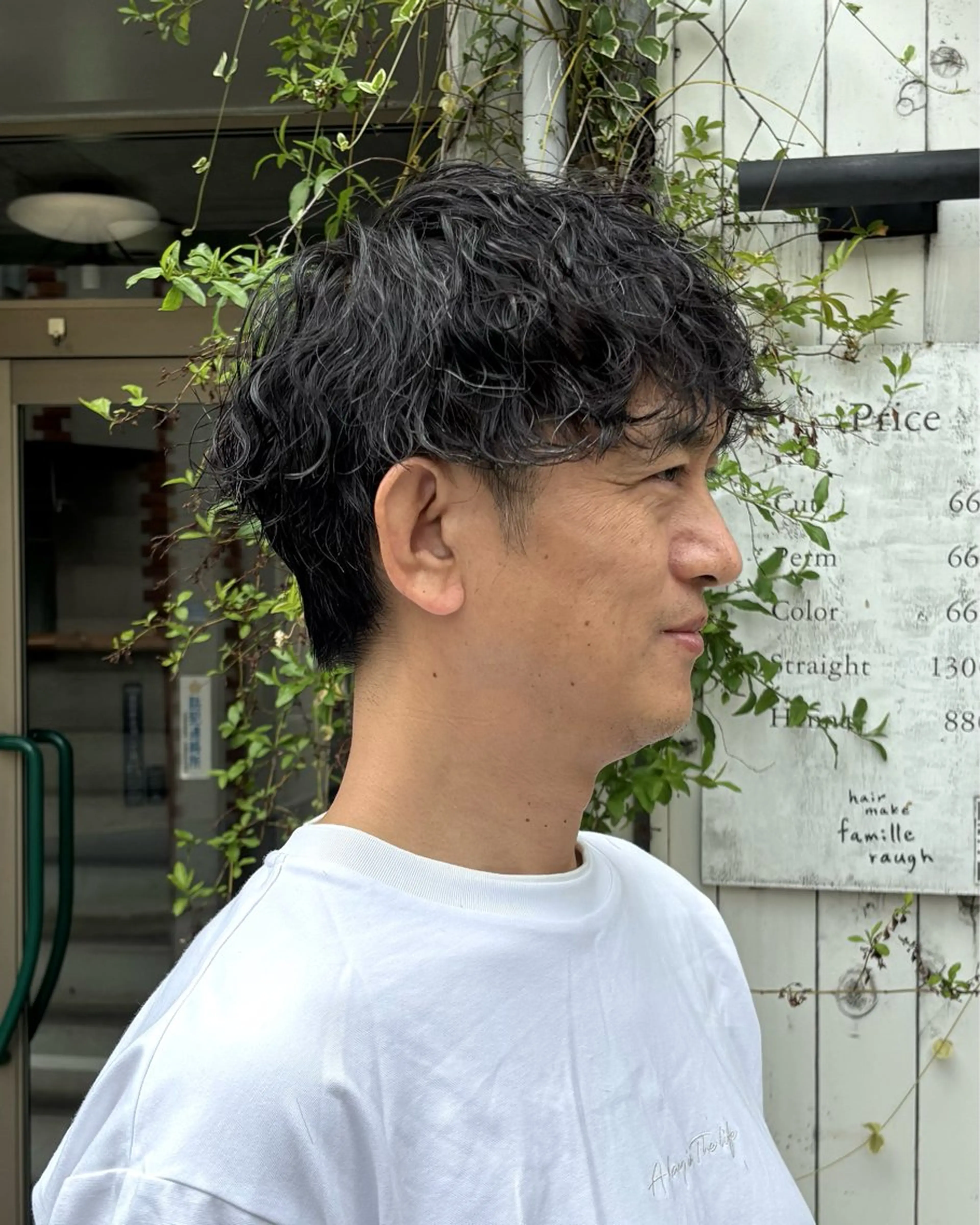 ミディアム パーマ メンズ 波巻きパーマ homme, famille raugh【オム・ファミーユ・ラグ】所属・【メンズ特化】パーマ /マッシュ/たいちのヘアスタイル