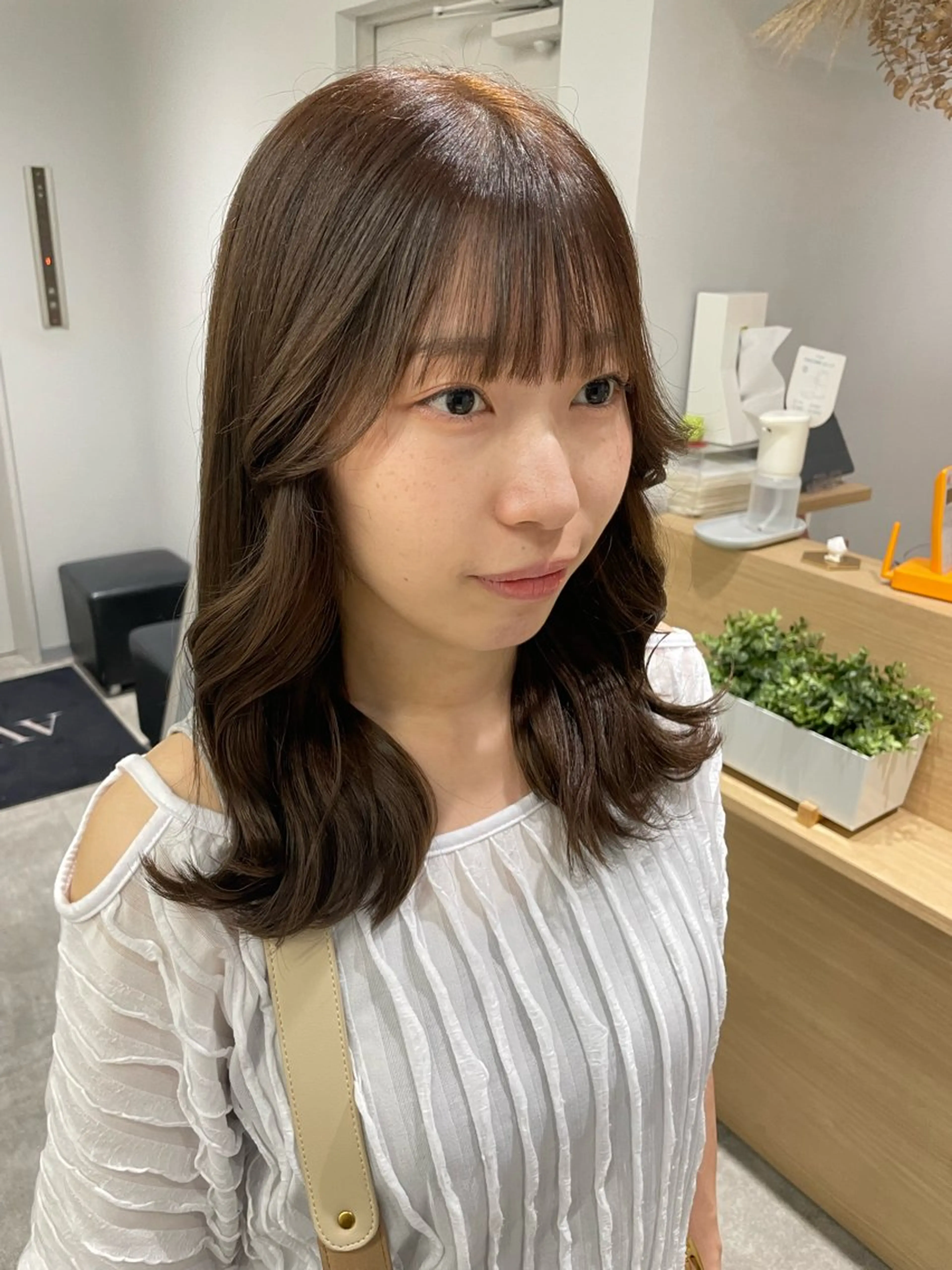 ミディアム カラー Zina【梅田】 /田中 沙弥のヘアスタイル