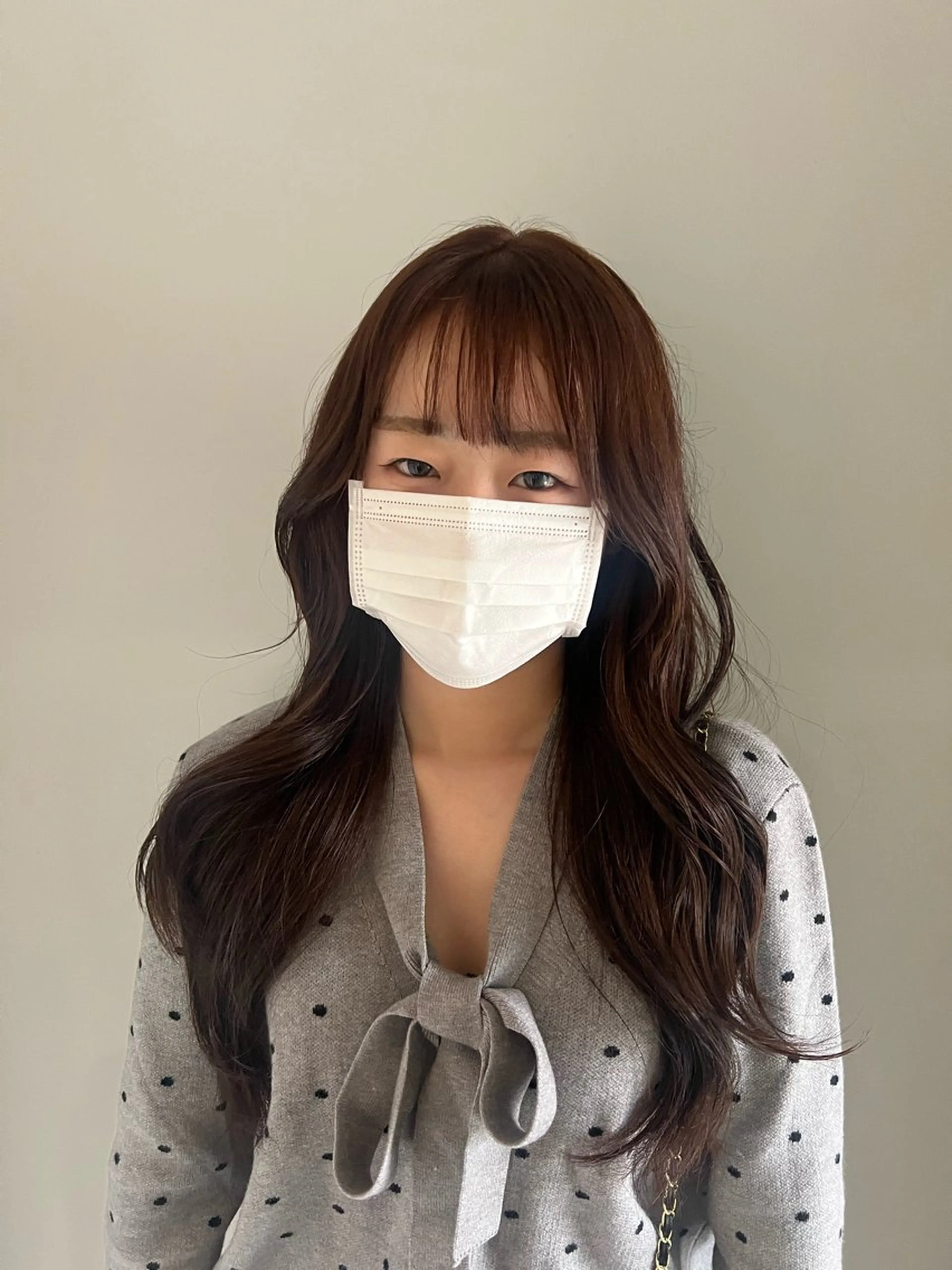 ロング レイヤーカット 深堀 さくらのヘアスタイル