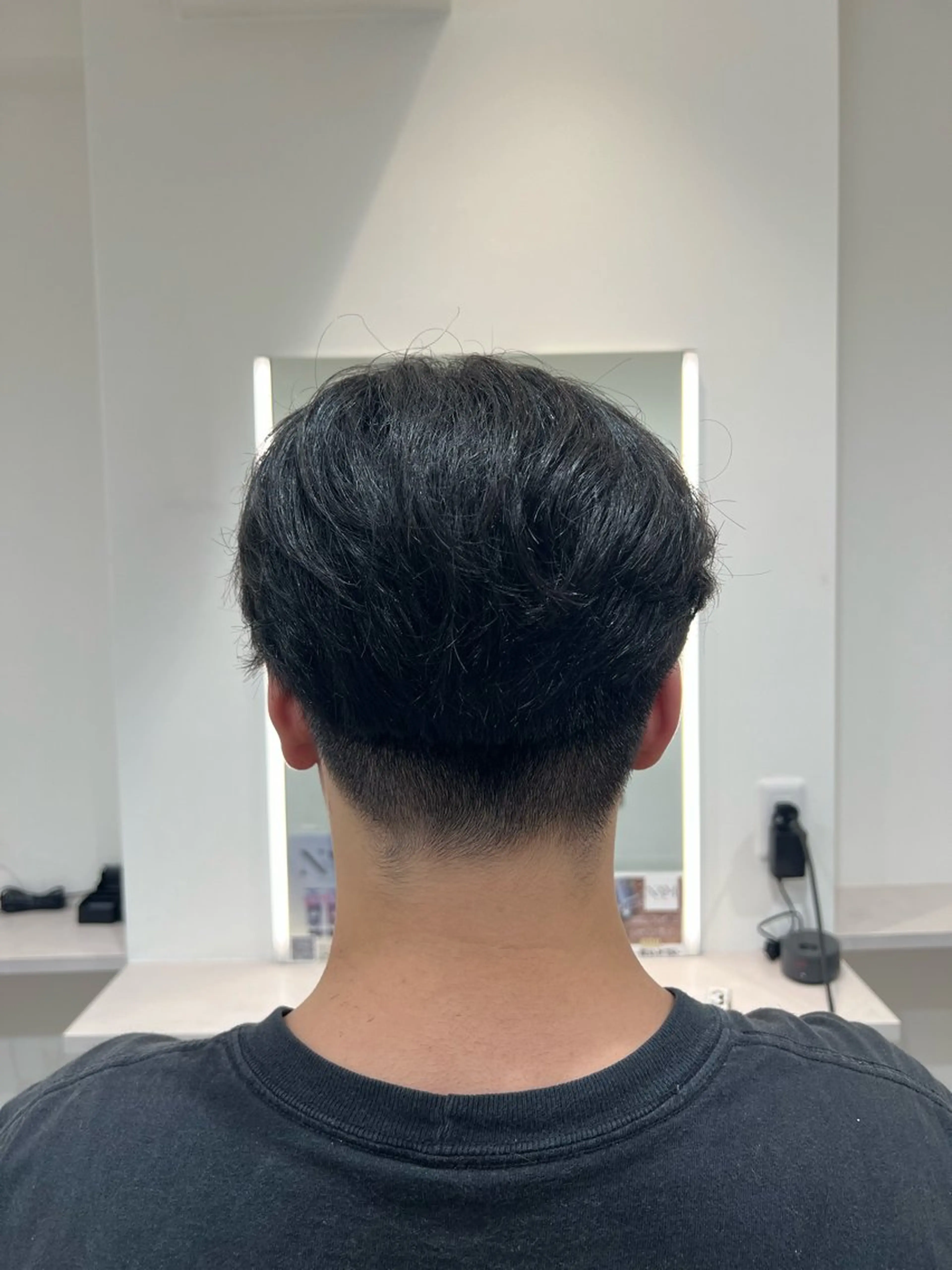 メンズ マッシュ シースルーマッシュ Men's NAM 八角のヘアスタイル