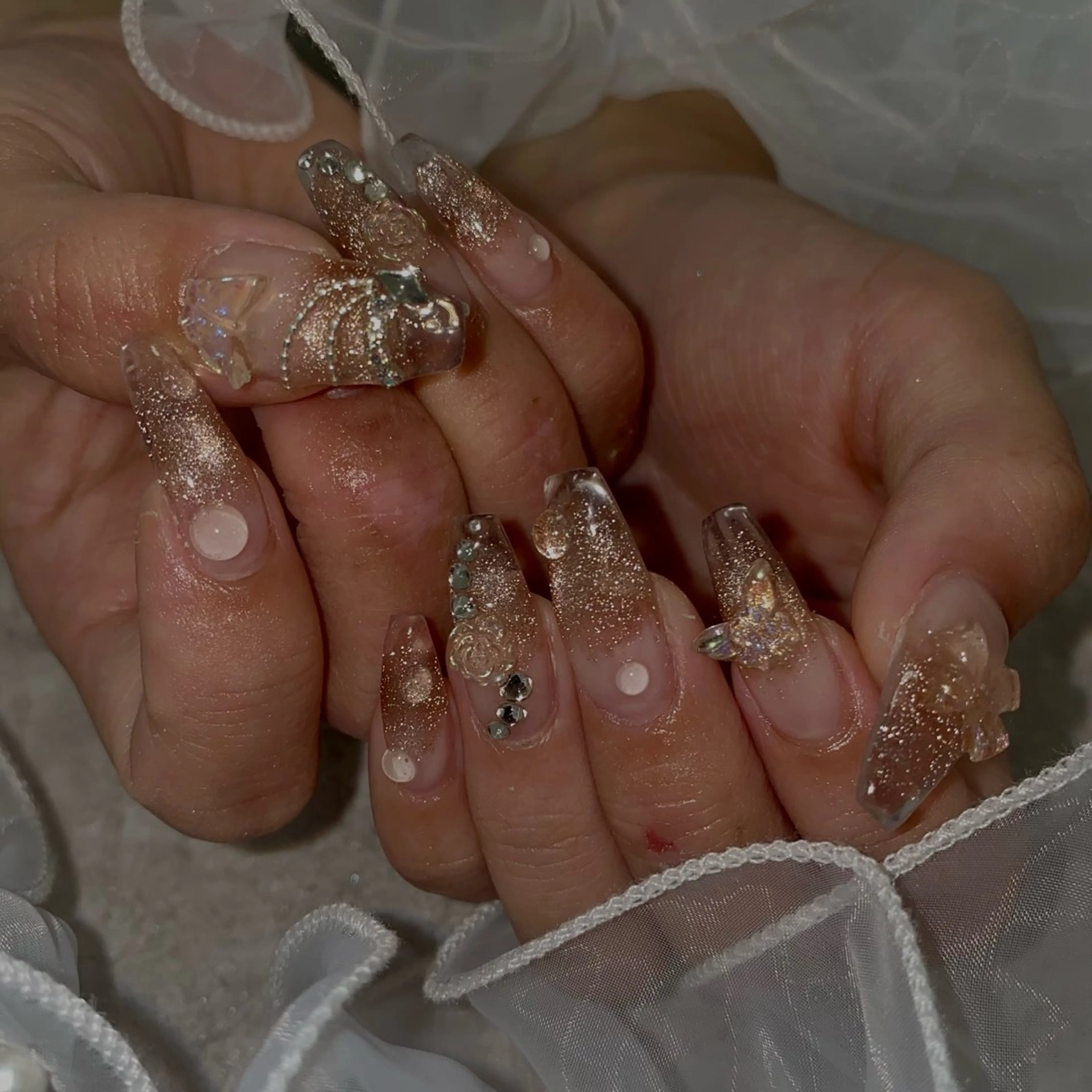 ネイル クリアネイル Roi〈ロワ〉 Reikaのネイルデザイン