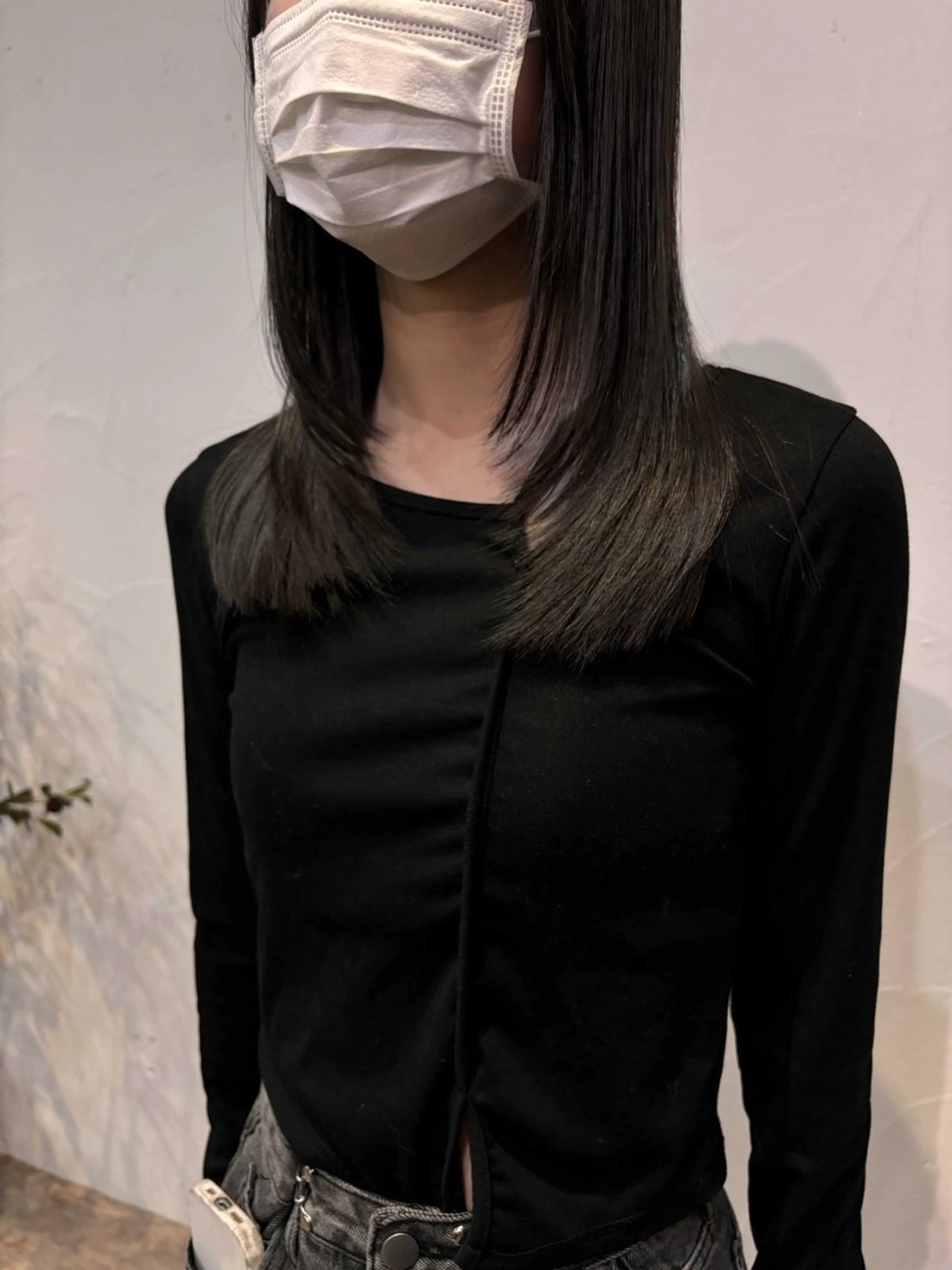 セミロング レイヤーカット 小顔ショート🦋 八巻ちさとのヘアスタイル