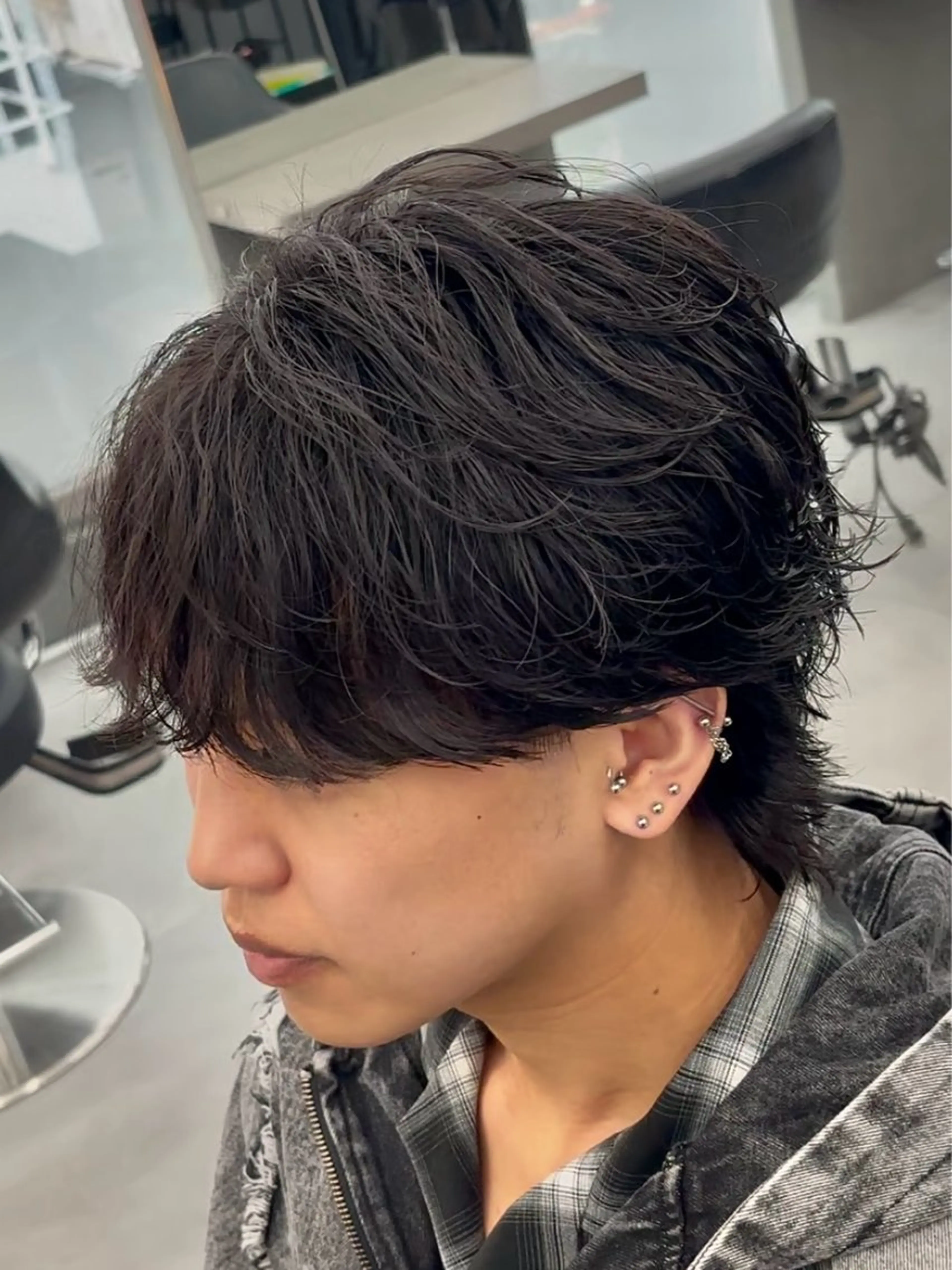 【🌀2回目パーマはこちら！🌀】メンズカット💇+🔥各種パーマ🔥［シャドウパーマ/縦落ちパーマ/フェザーパーマ］の写真