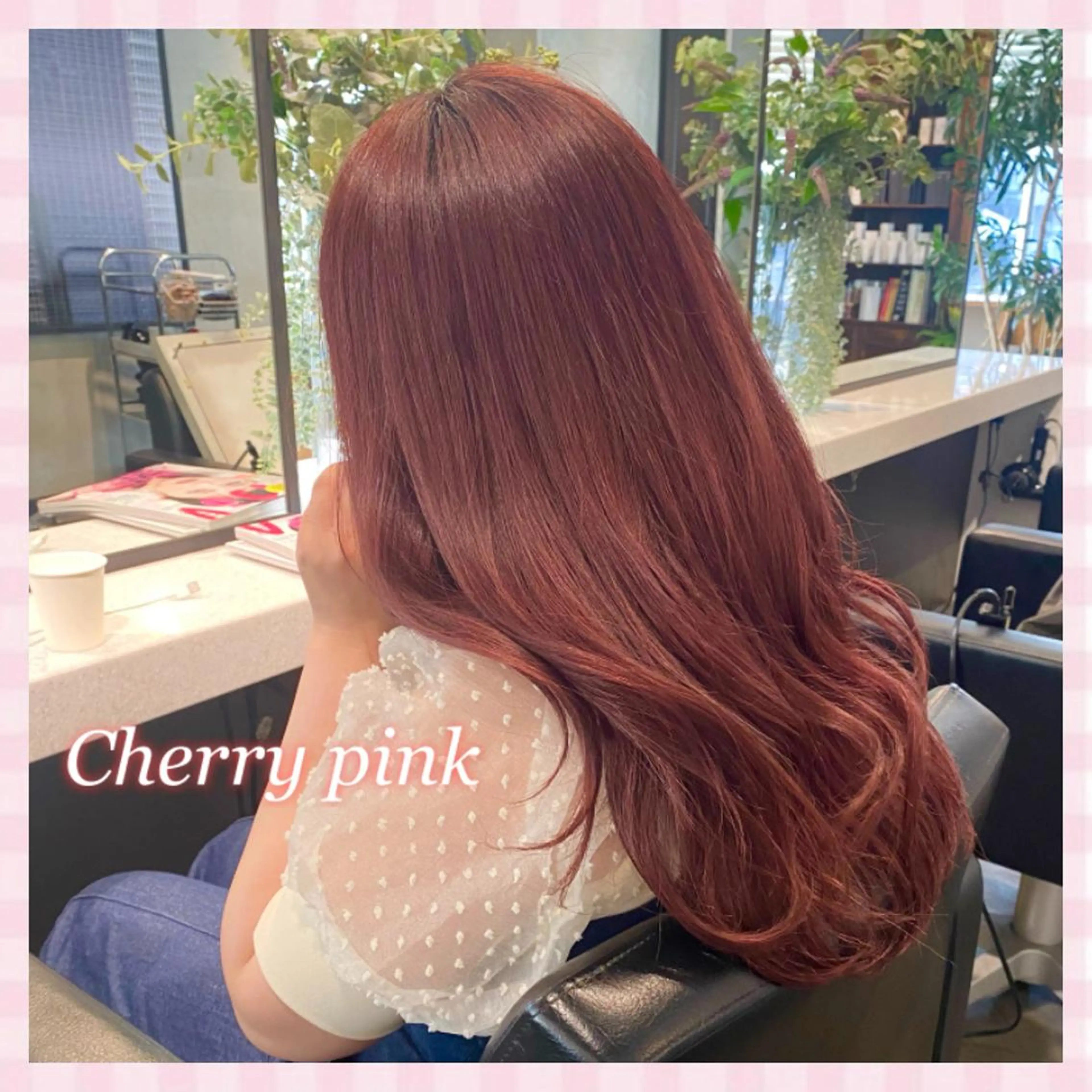 ロング カラー カット ヘアカラー トリートメント 💗ガーリーヘア🎀 saki💗のヘアスタイル