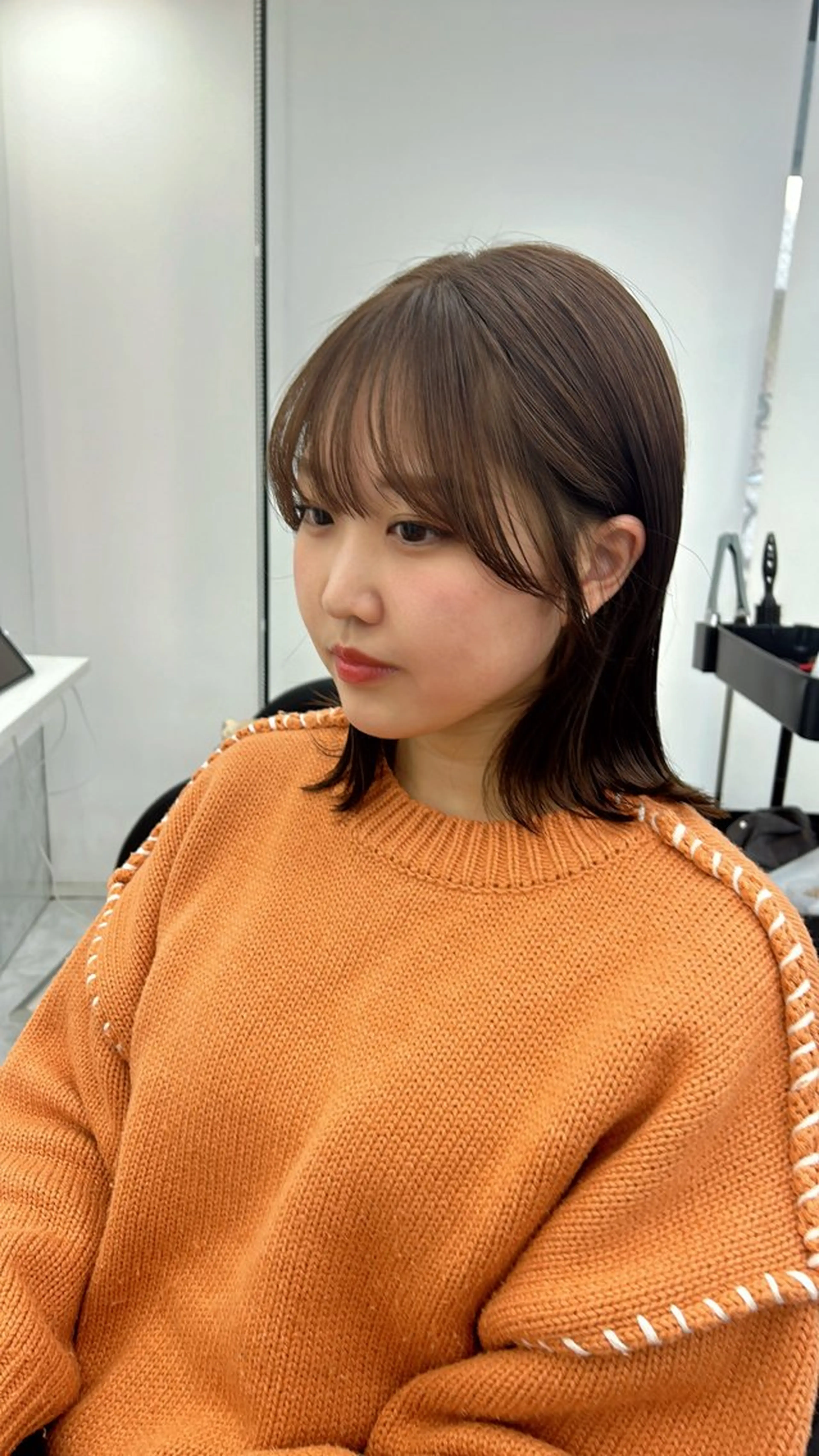 ミディアム F.所属・miku 🍑髪質改善サロンのヘアスタイル