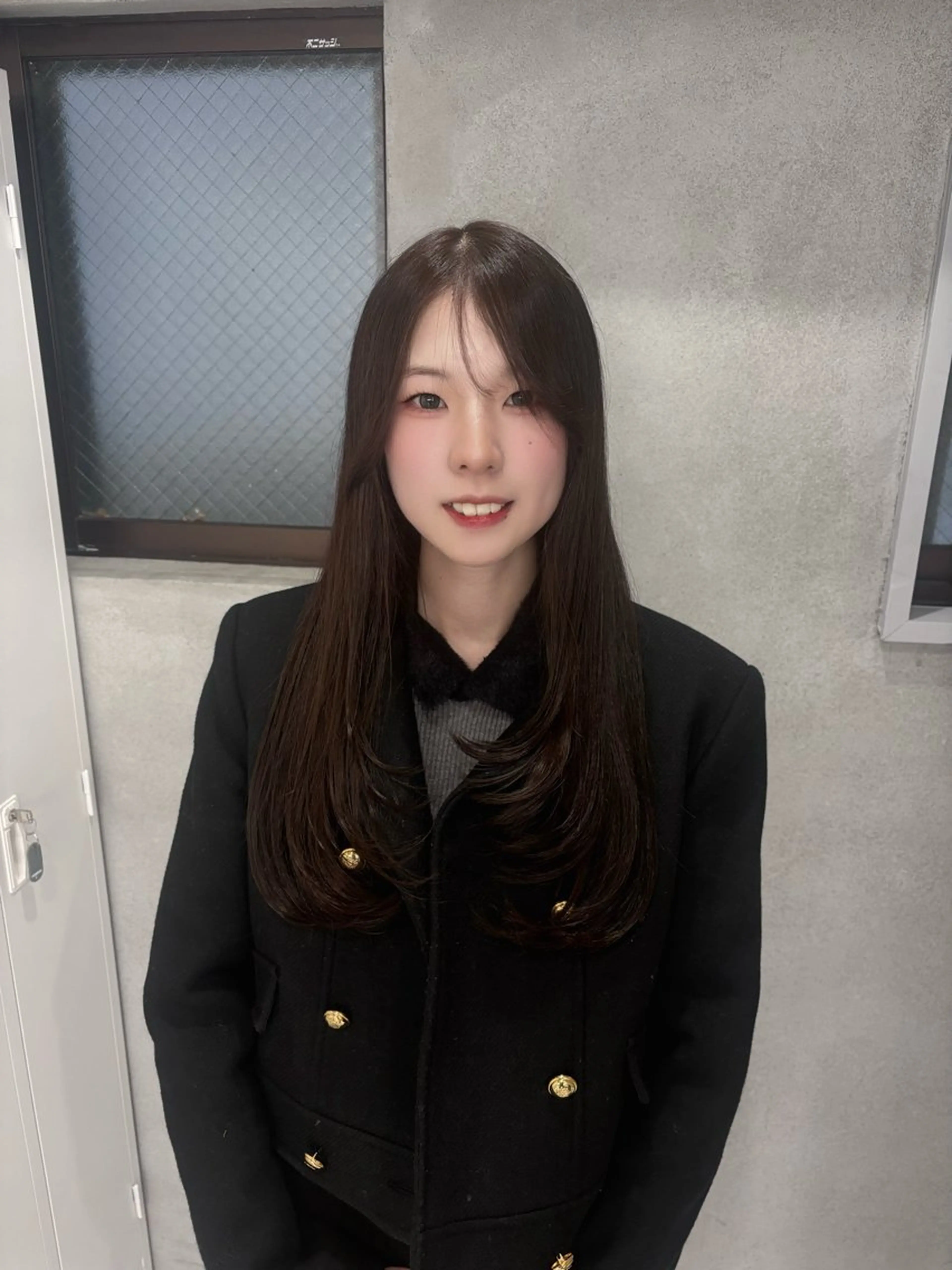 ロング レイヤーカット カット 心愛/天神/レイヤー /透明感カラー/艶髪のヘアスタイル