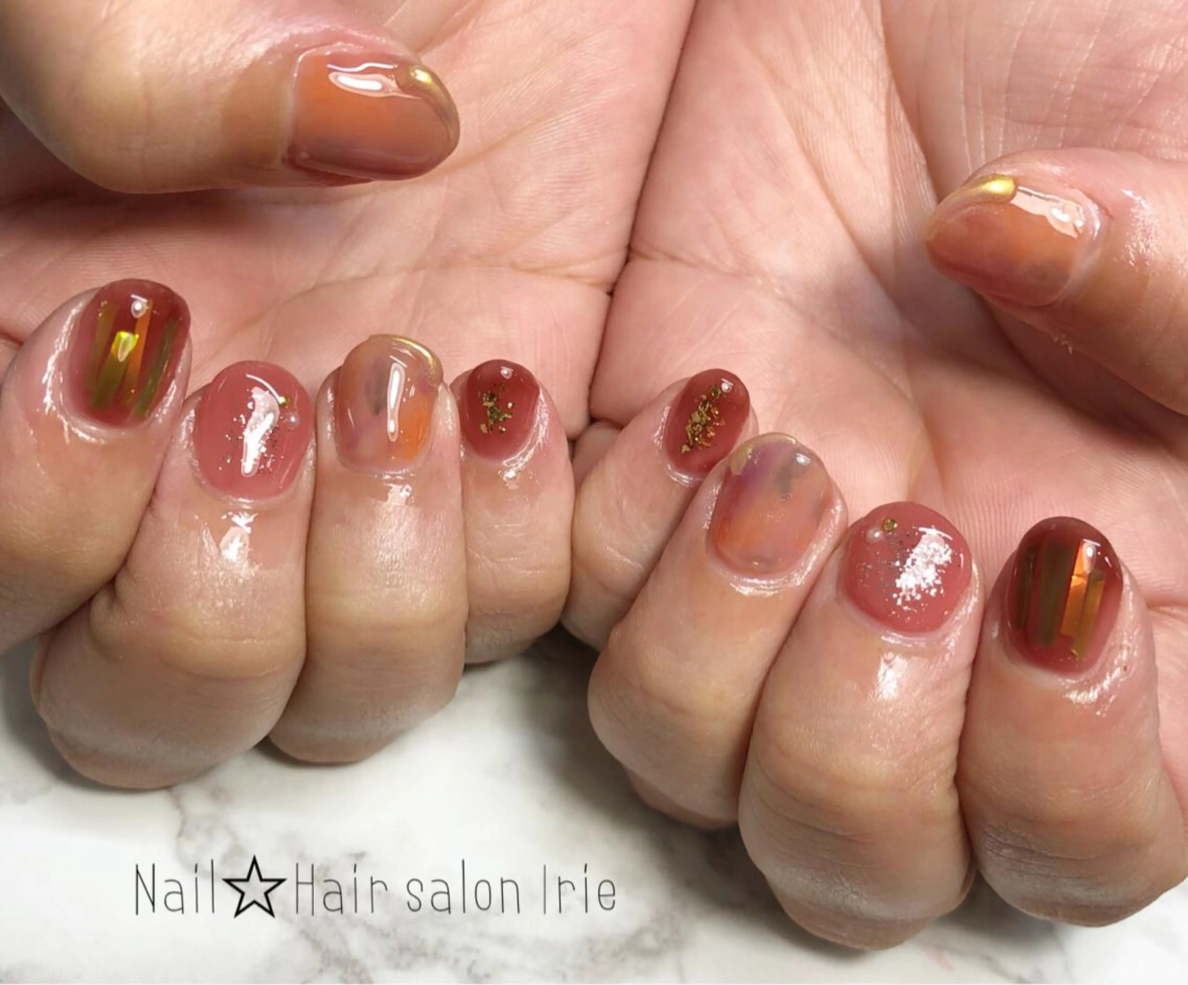 ネイル Hair salon Irie所属・與儀 知佳のネイルデザイン