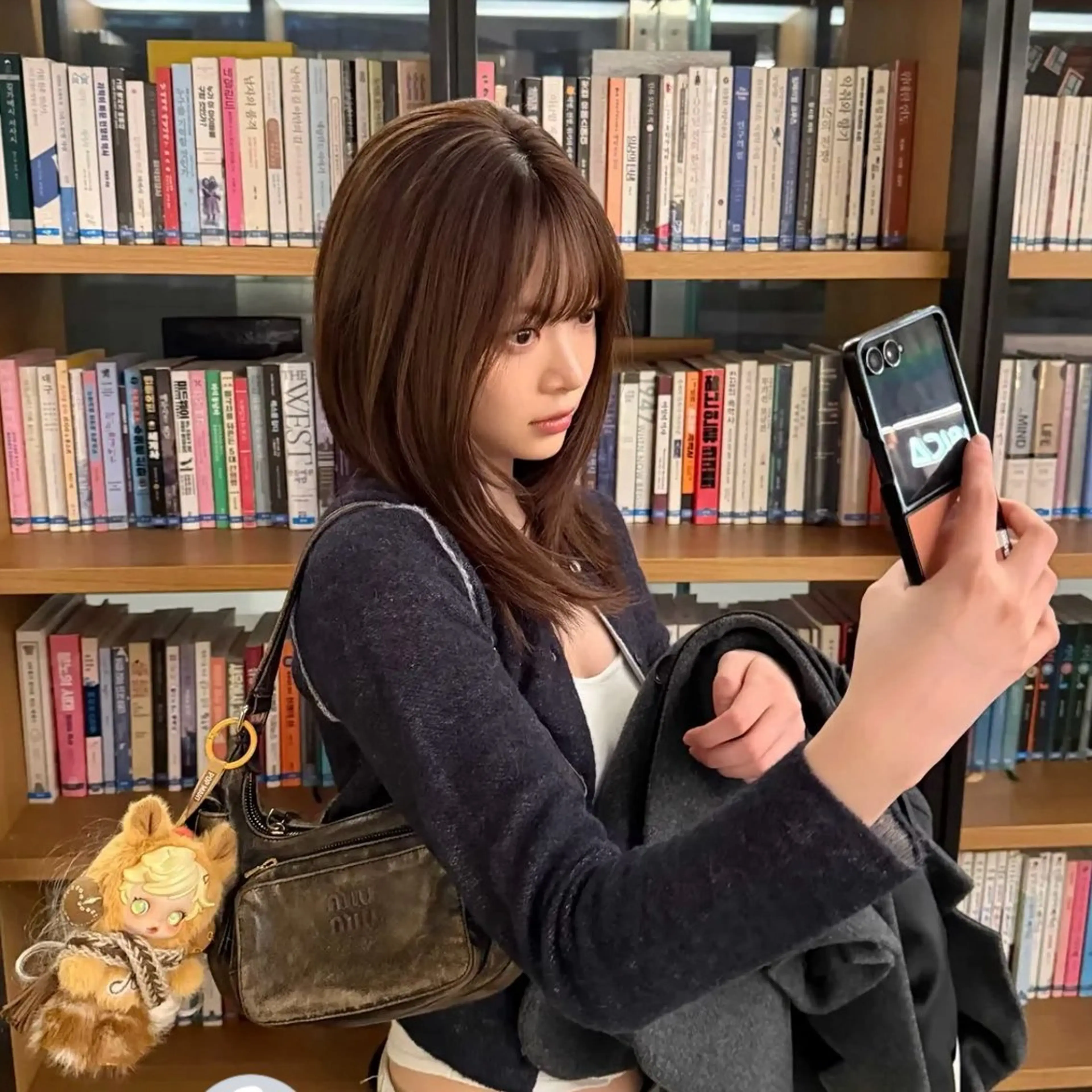 ミディアム ナチュラルヘア🌿 井木絢香のヘアスタイル