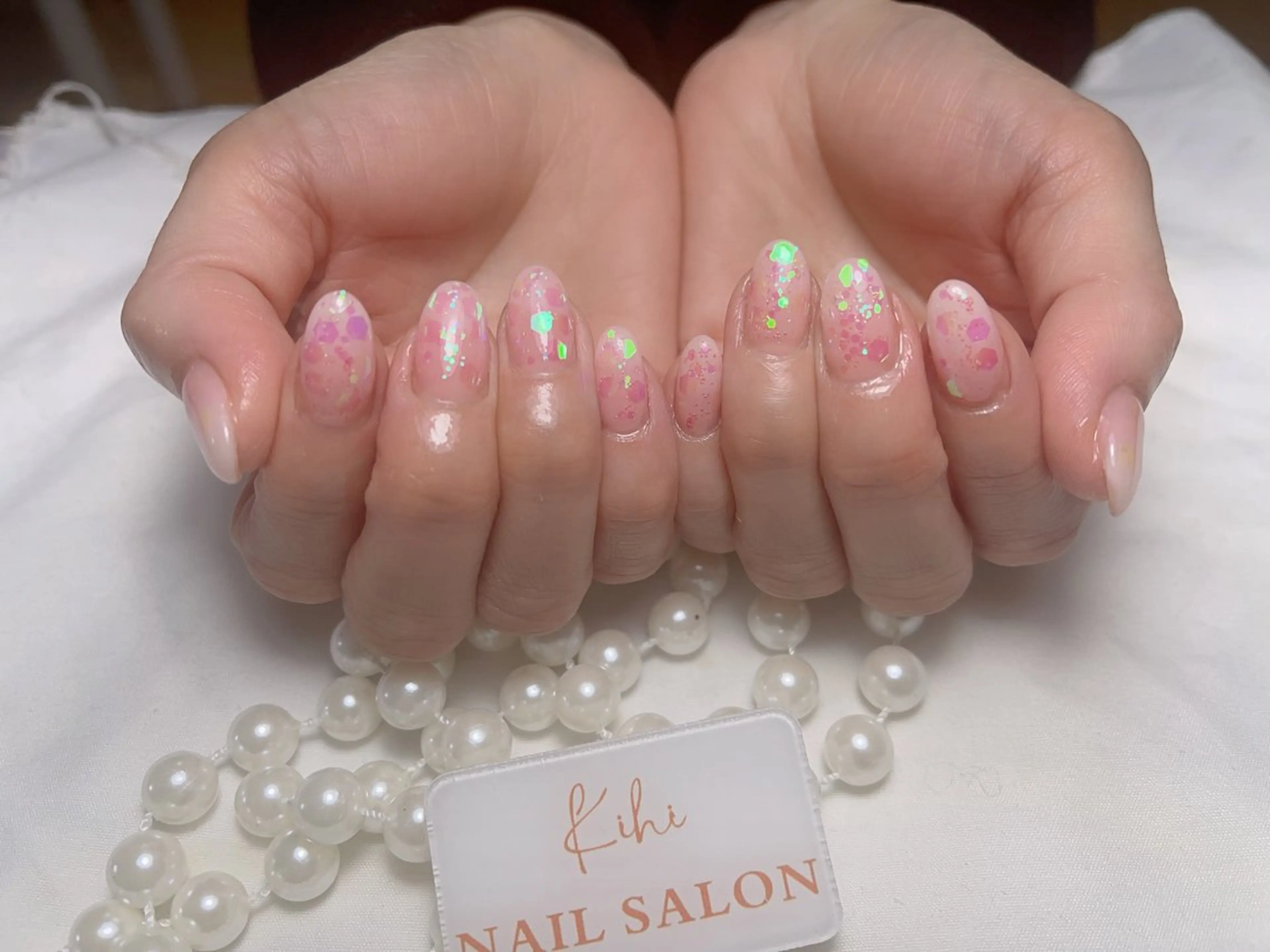 ネイル アートネイル フレンチネイル ジェルネイル グラデーション 韓国ネイル ハンドネイル 💕鈴木ユリ パラジェル/オフ無料のネイルデザイン