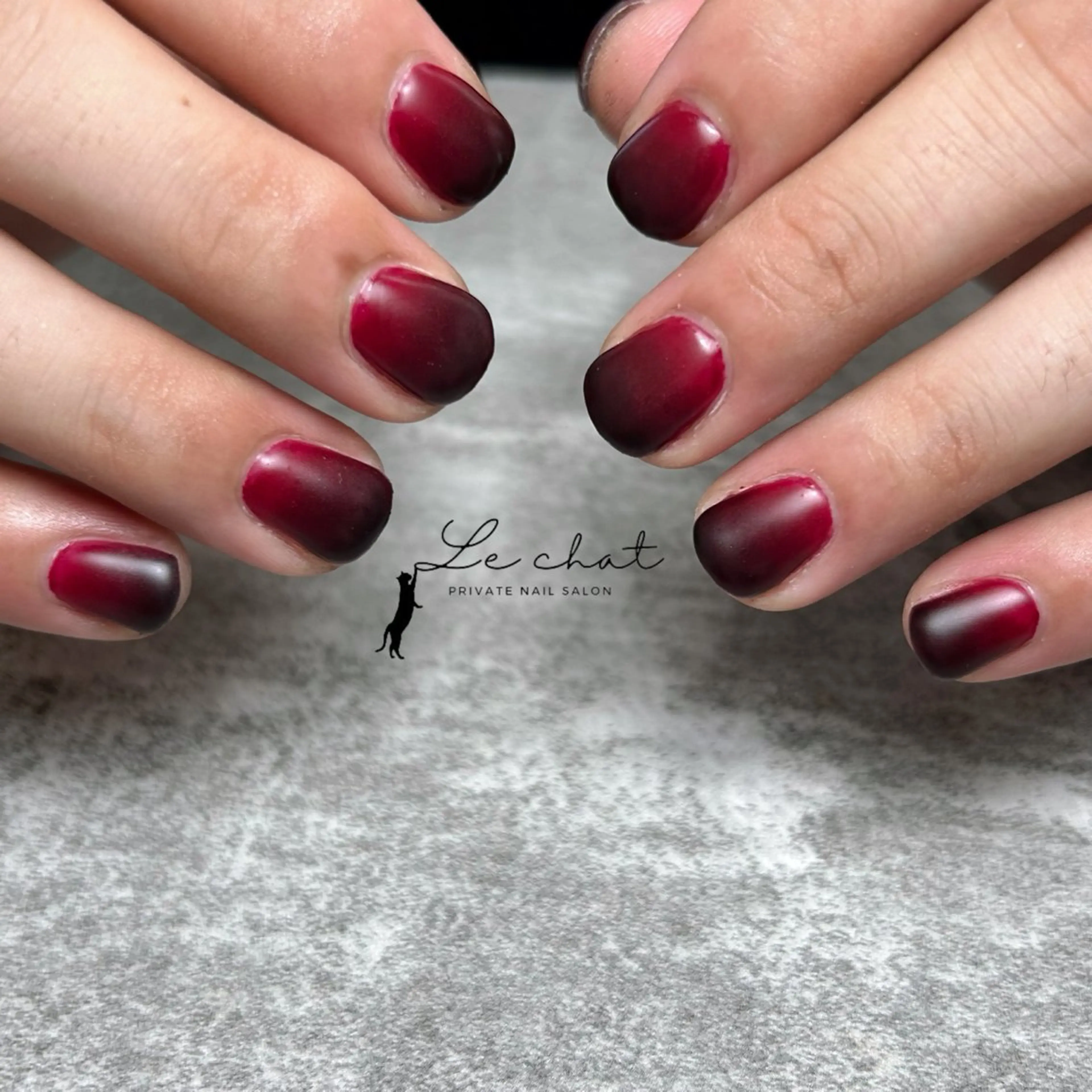ネイル マットネイル Le Chat ASUKAのネイルデザイン