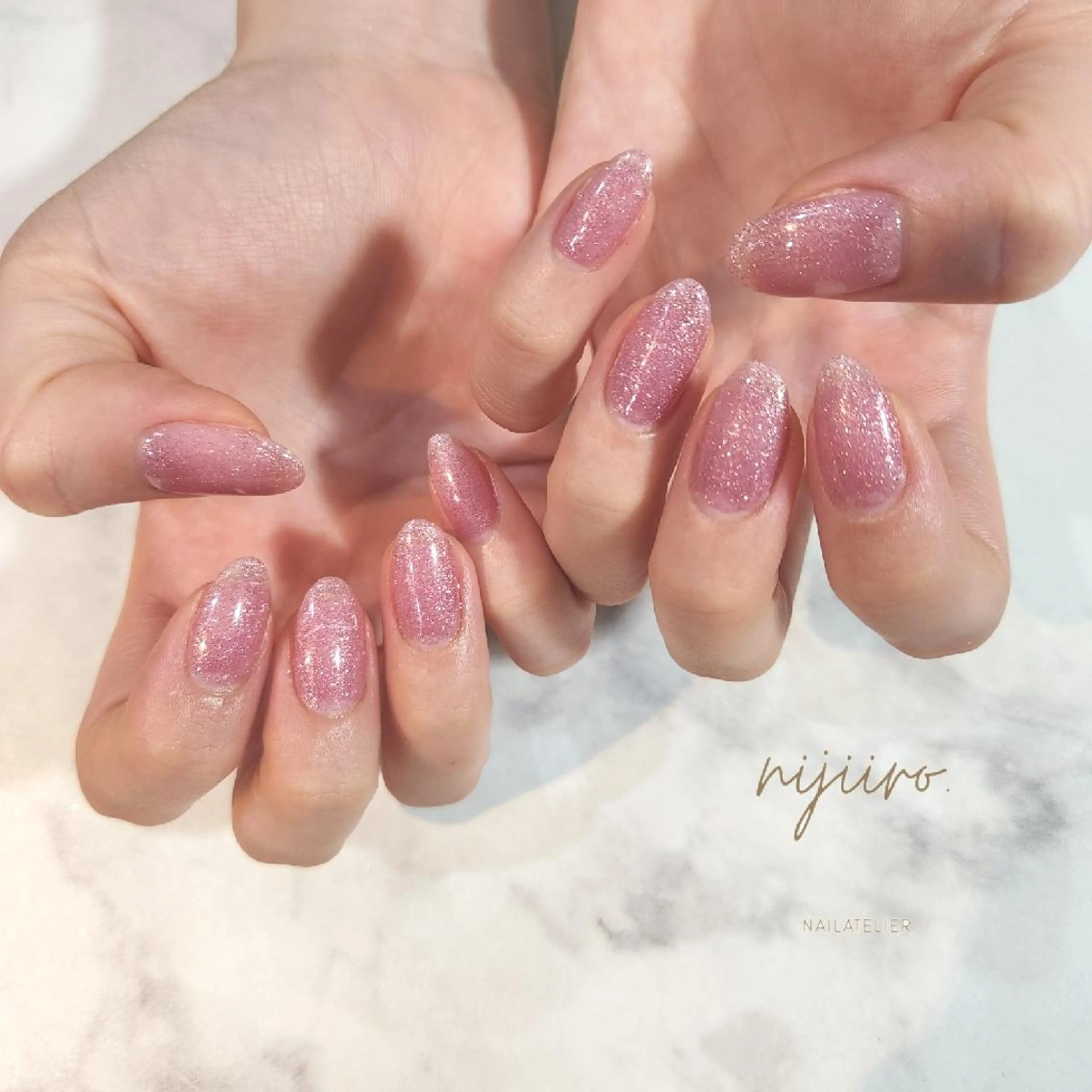 ネイル フラッシュネイル ハンドネイル nailatelier nijiiro.所属・nijiiro🌈 サトウのネイルデザイン