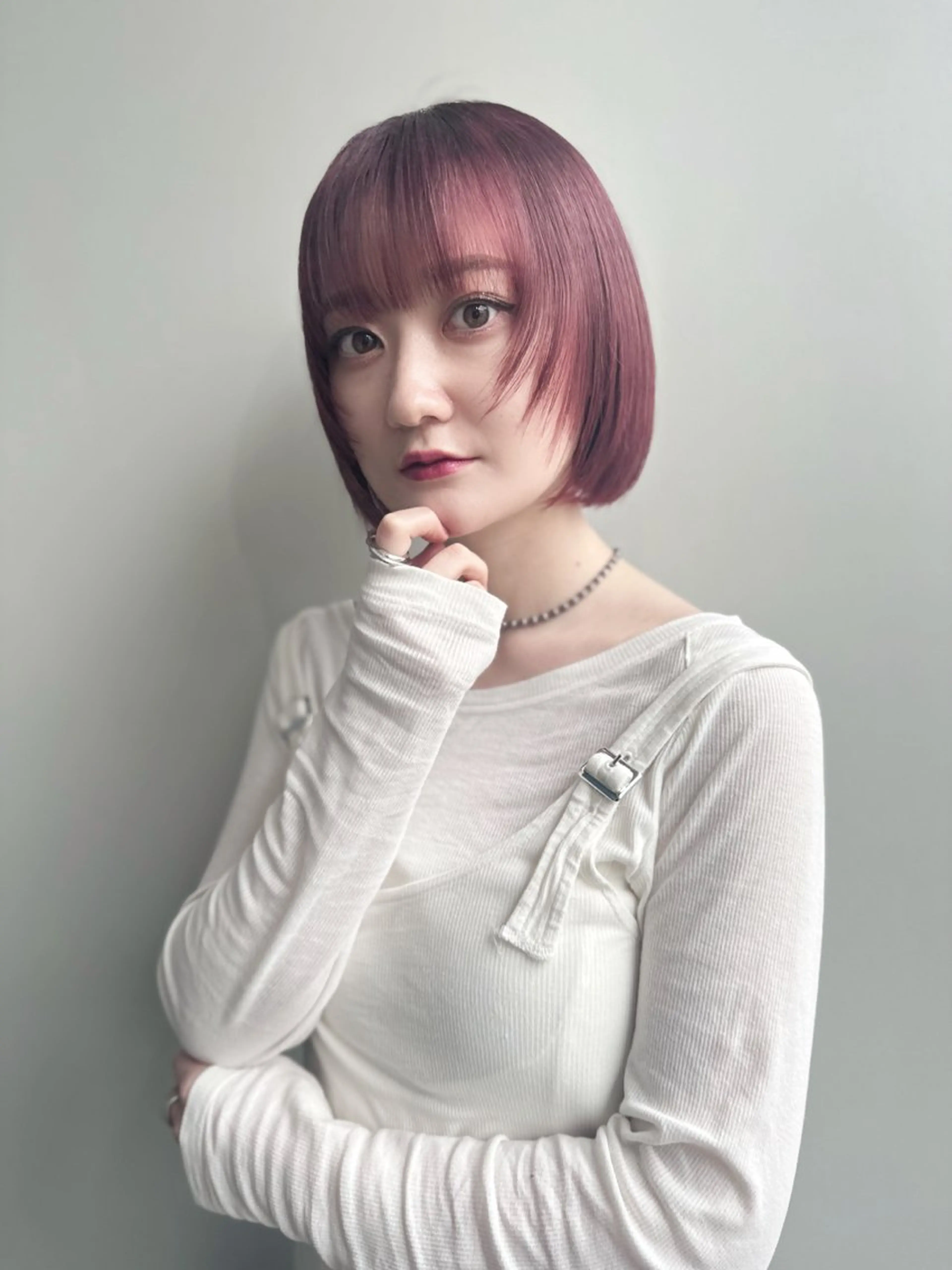 カラー MINX/ボブ/ レイヤー/田中元翔のヘアスタイル