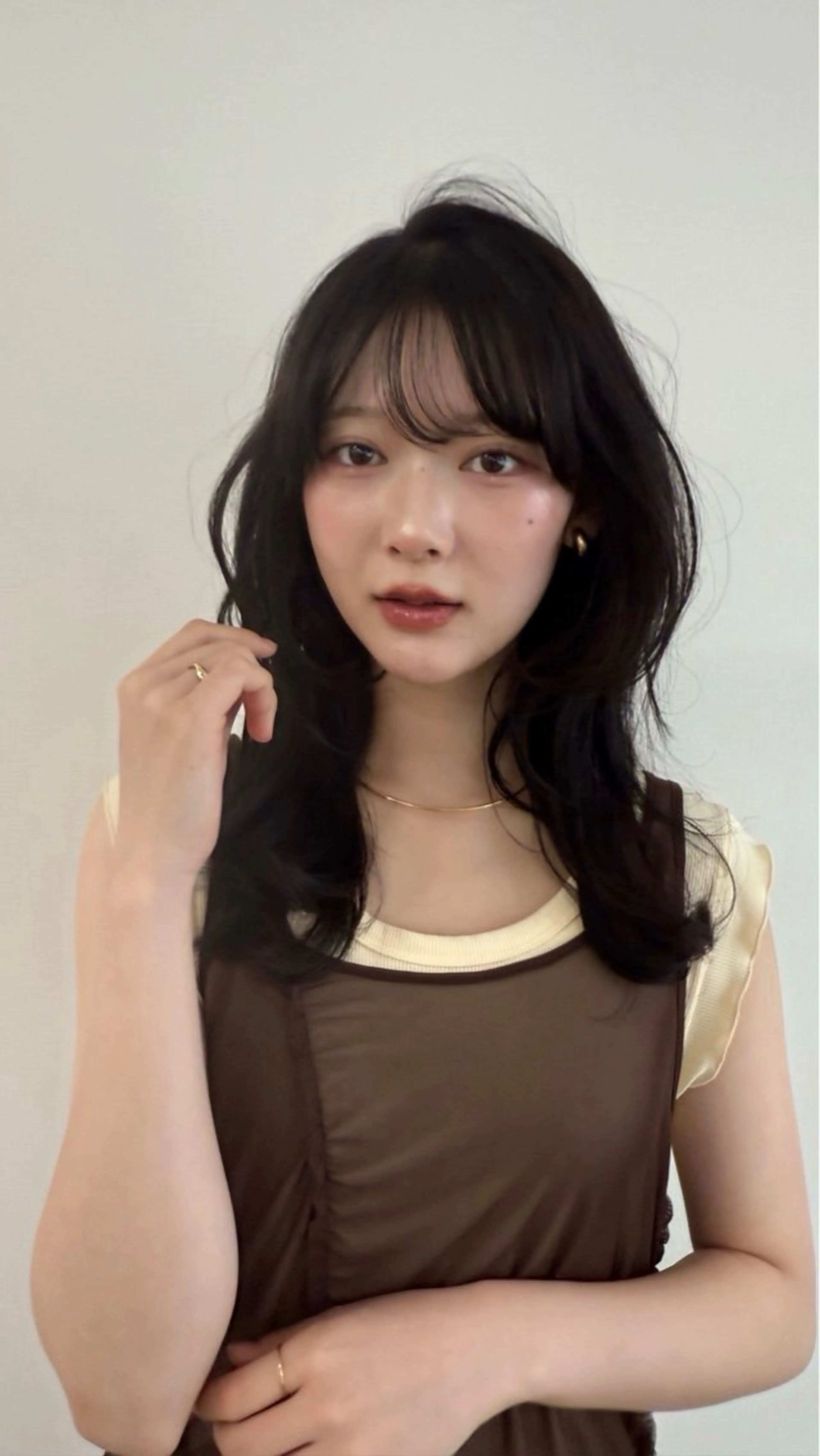 セミロング ショートボブ ボブ 髪質改善 韓国風ヘア レイヤーカット カット ヘアカラー トリートメント suii..hair designのヘアスタイル