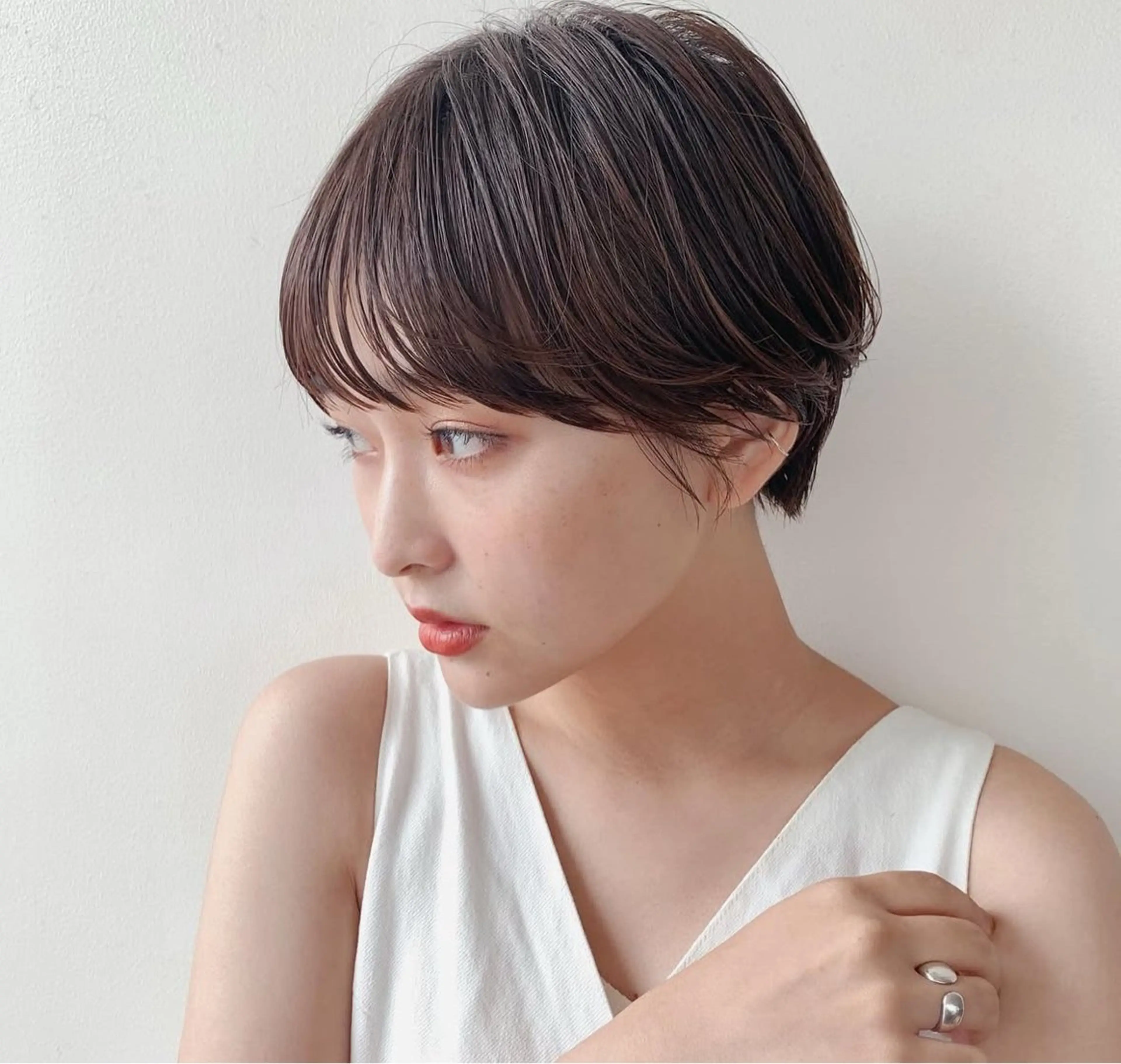 ショート ショートヘア 似合わせカット‪// 鶴我万唯華のヘアスタイル