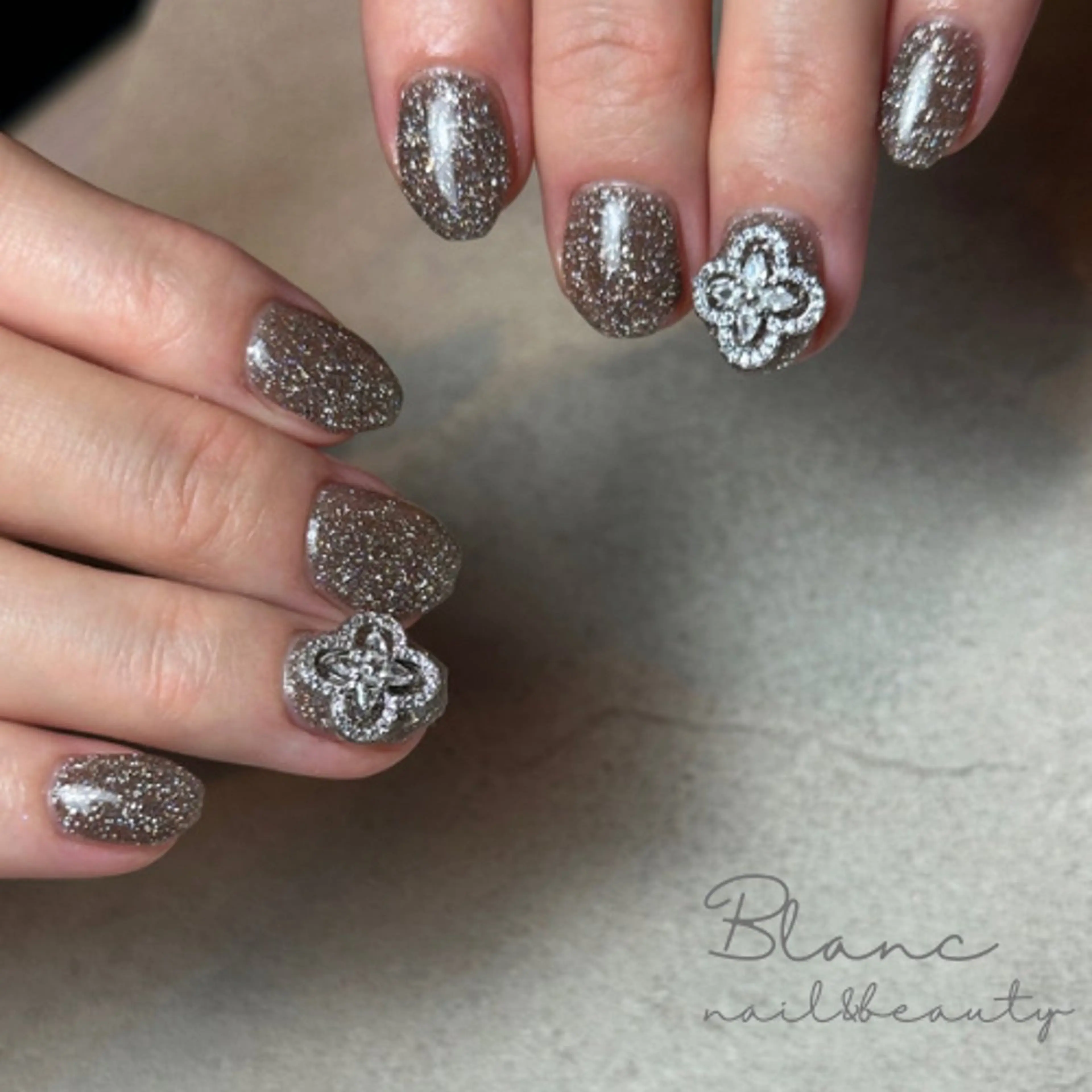 ネイル フラッシュネイル Blanc ブランのネイルデザイン