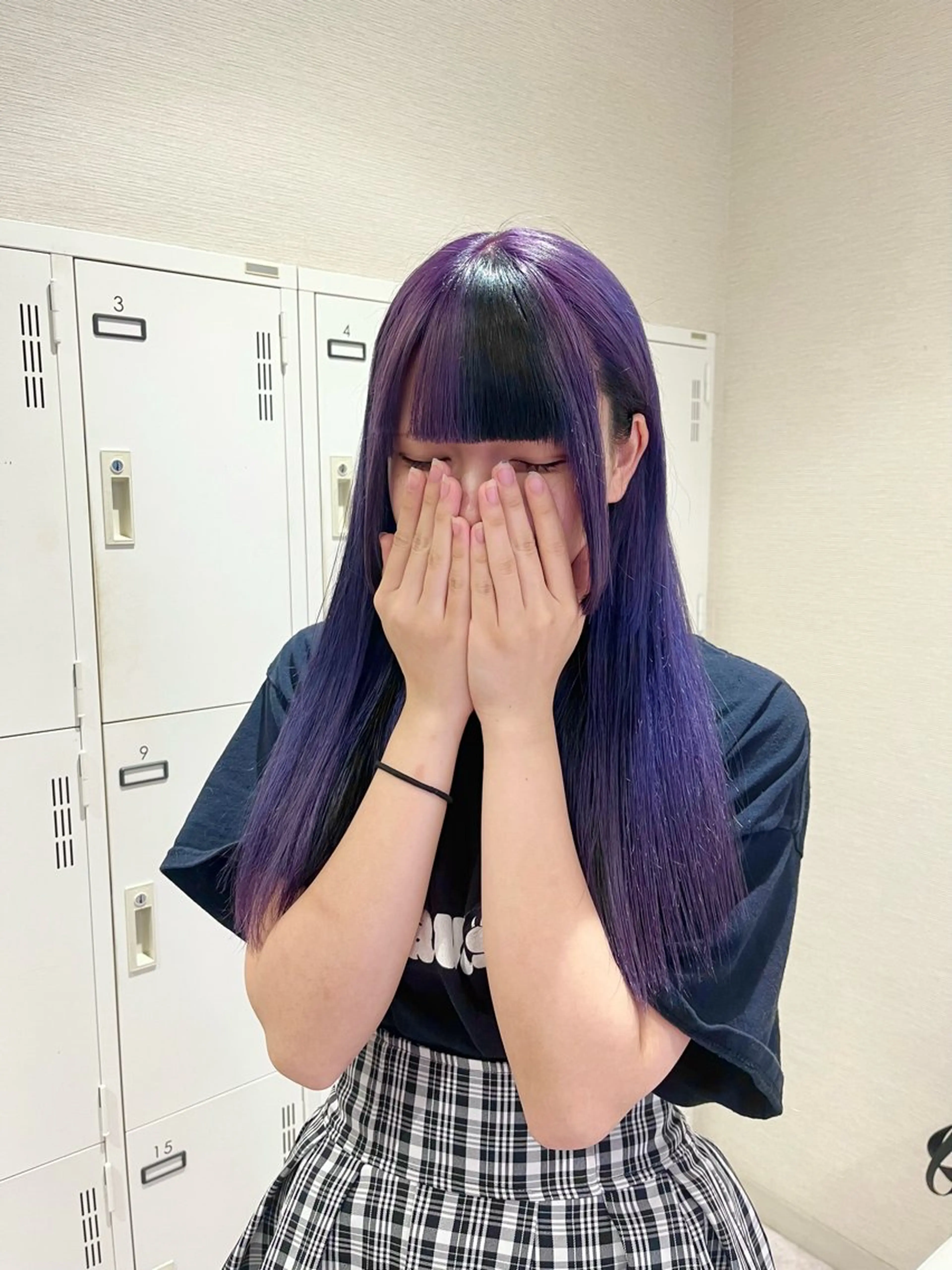 ロング カラー EIGHTyokosuka所属・ハイトーン 🦋🎶LENのヘアスタイル