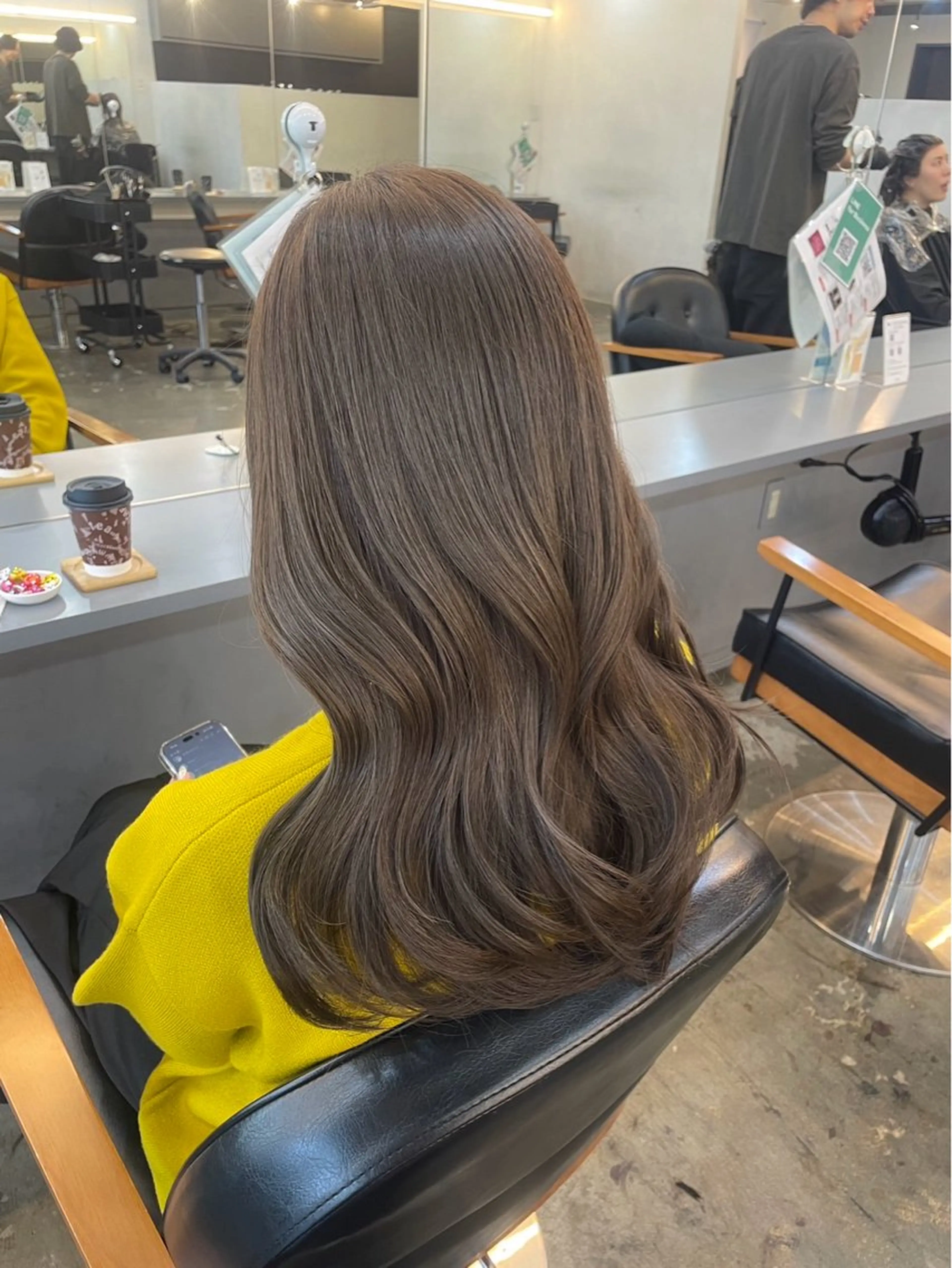 ロング カラー 渡辺 奎斗のヘアスタイル