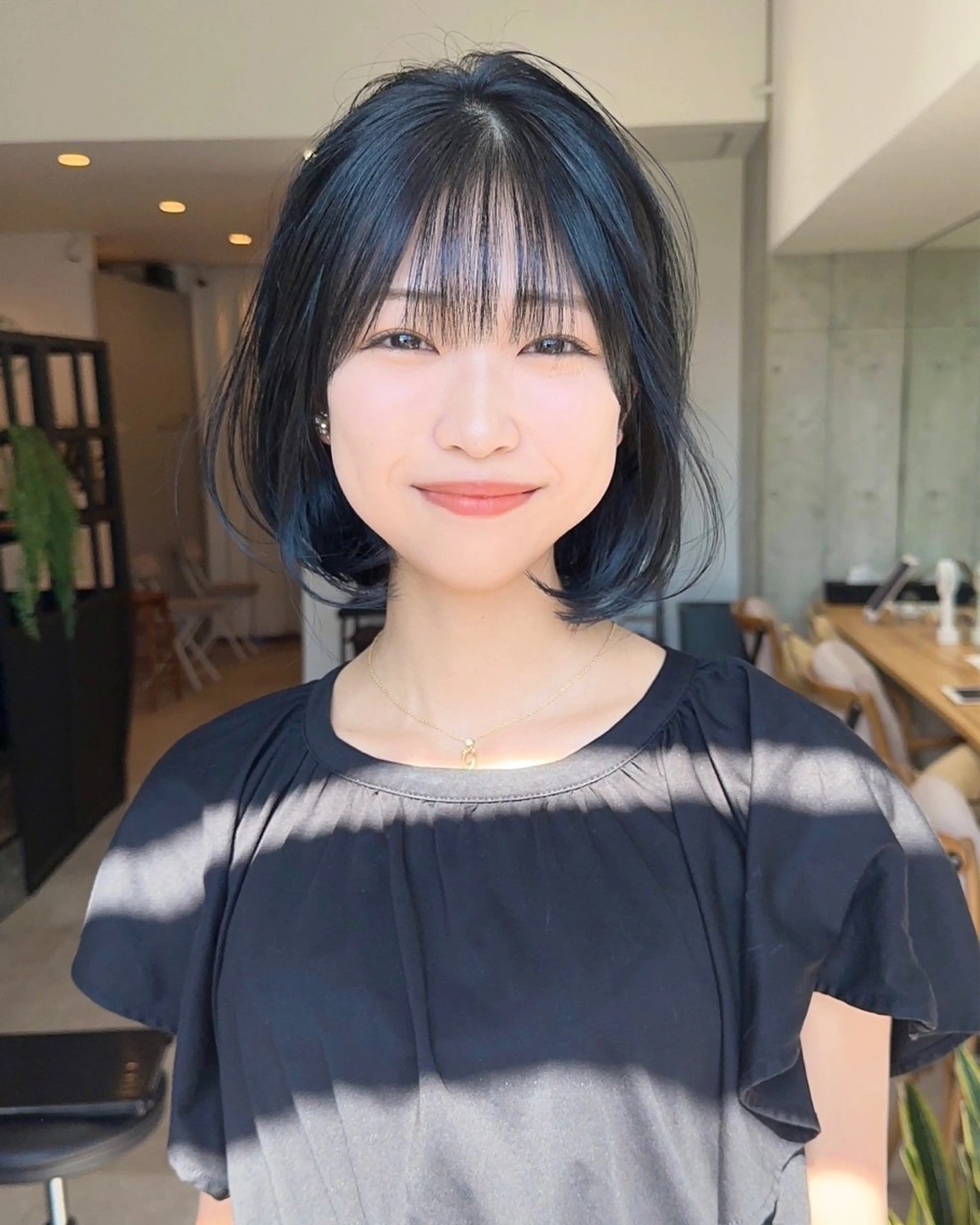 ショート ボブ 韓国風ヘア ヘアカラー トリートメント ✨透明感カラー 恵比寿HAYATO✨のヘアスタイル