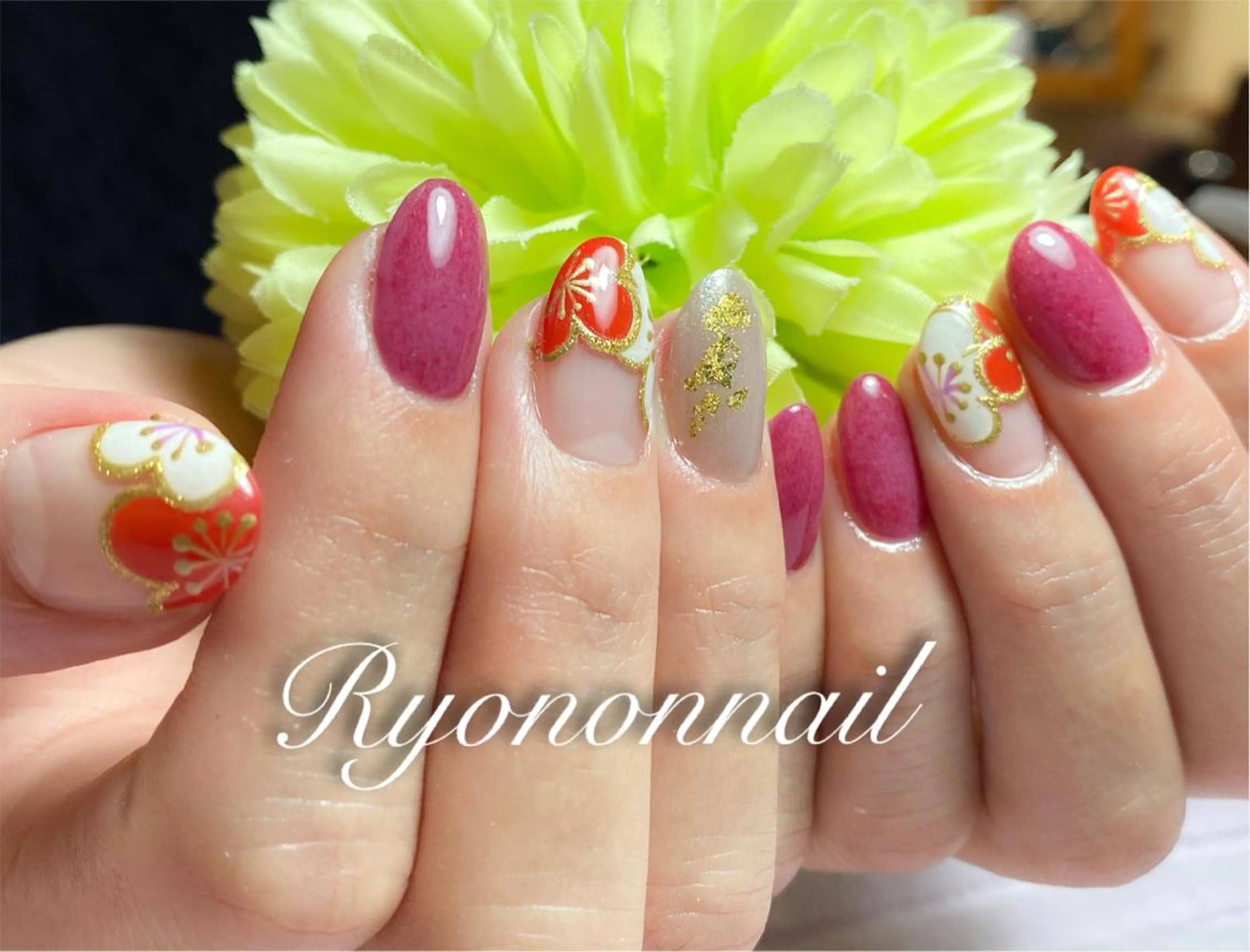 ネイル Ryononnail(リョノンネイル)所属・Ryononnail 上谷典子のネイルデザイン