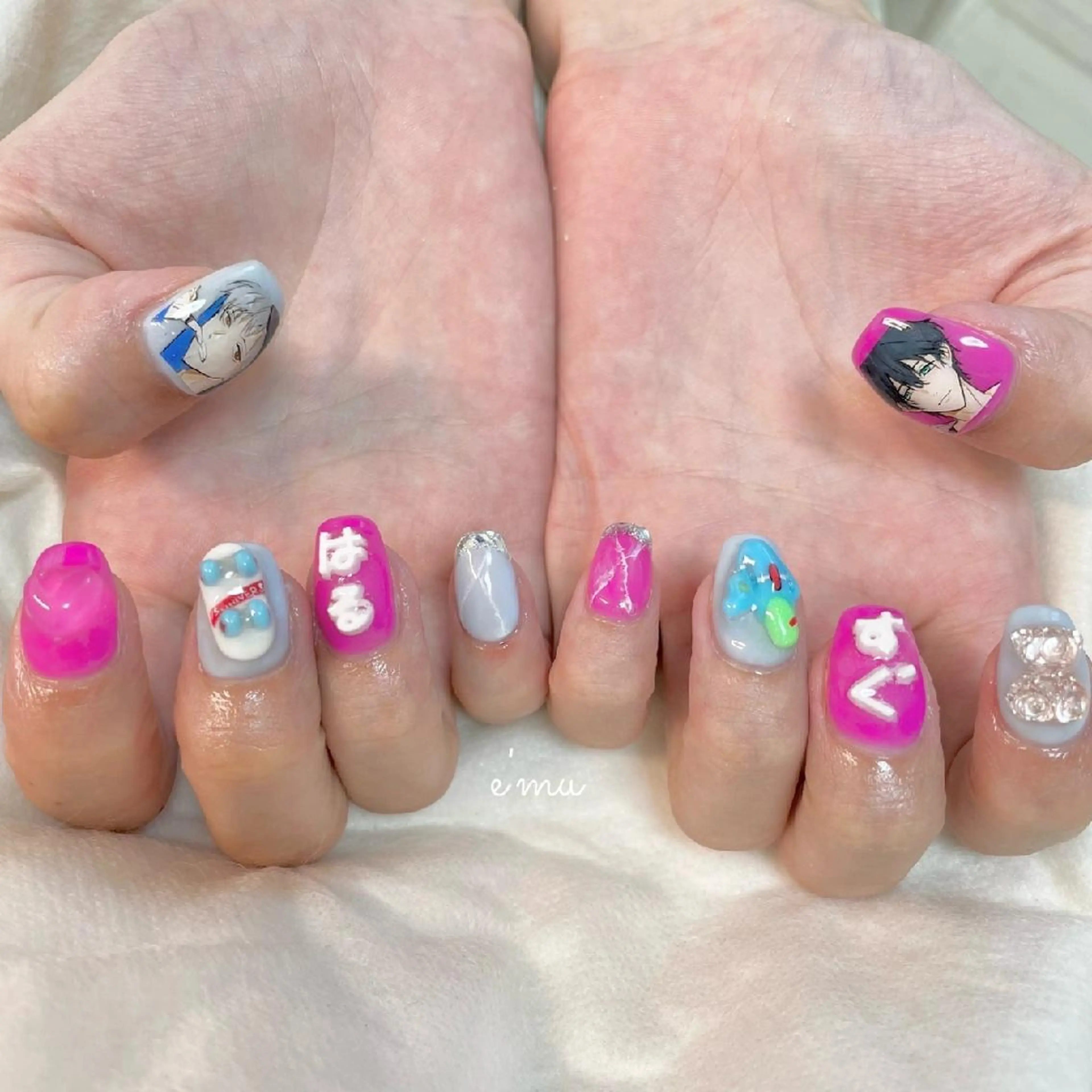 ネイル 持ち込み nail salon e'mu💐のネイルデザイン