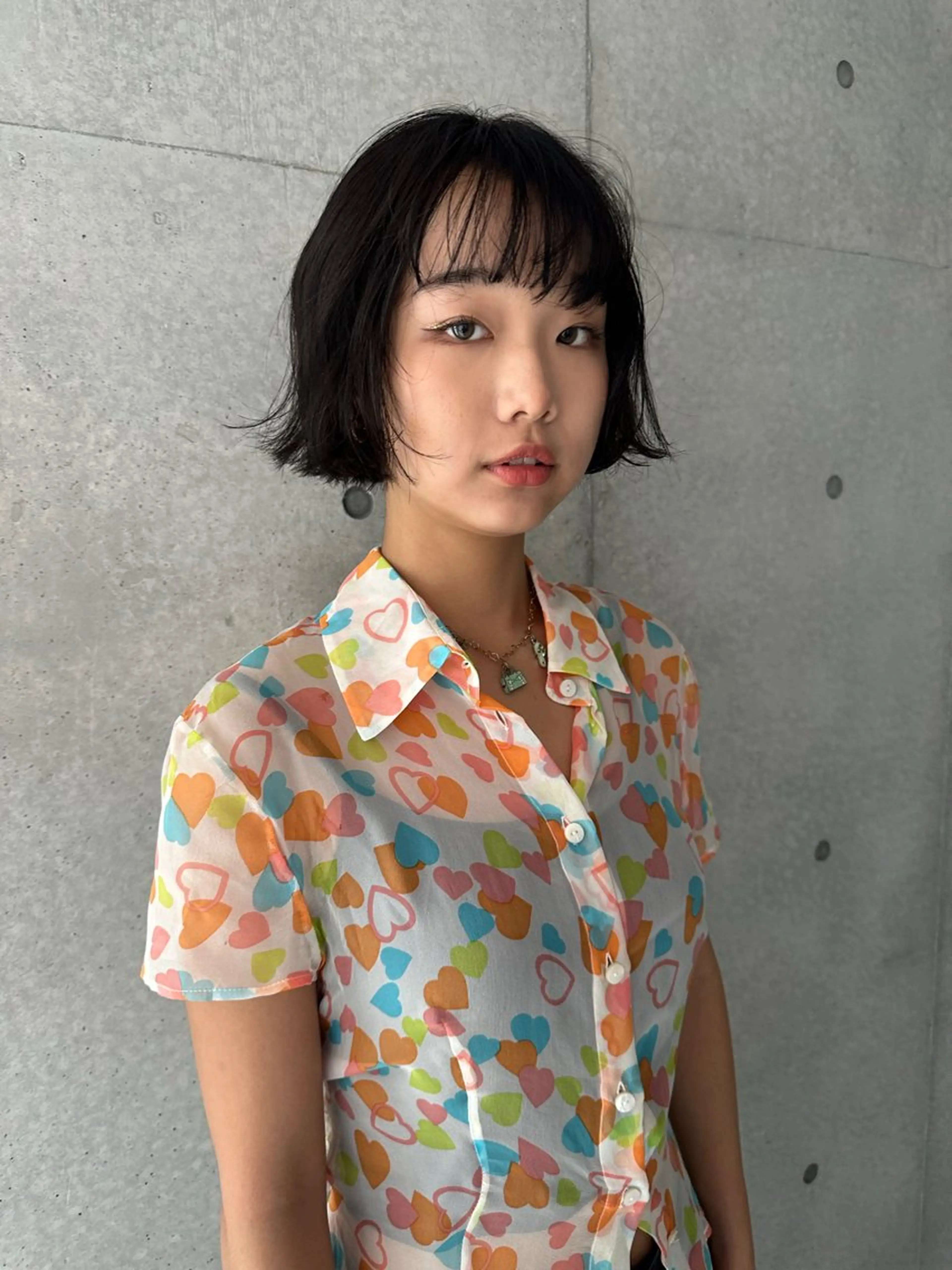 ミディアム カット お悩み解決パーマ hana🩰のヘアスタイル