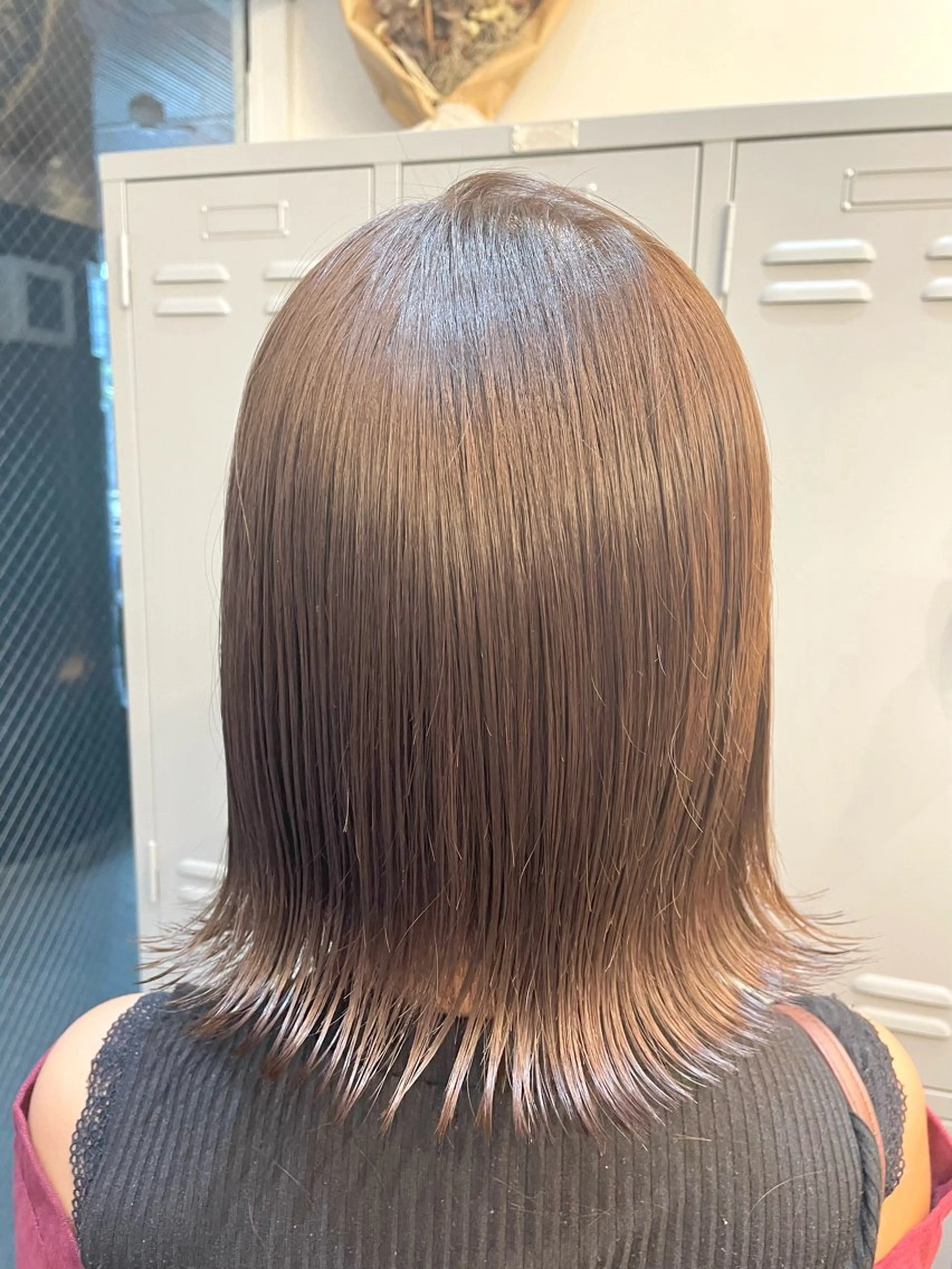 ショート カラー 髪質改善× ハイライト溝江のヘアスタイル