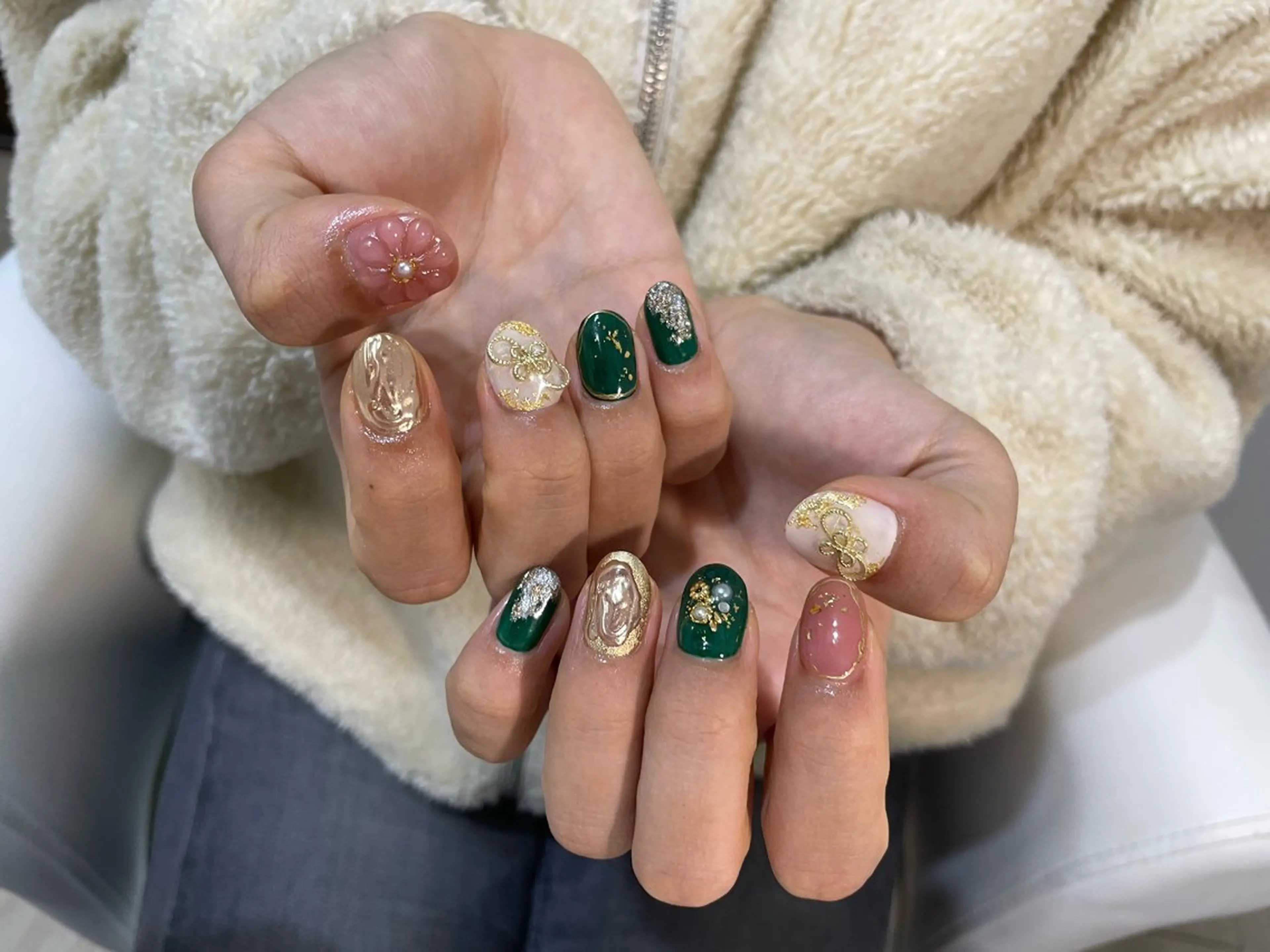ネイル 成人式 入学式 卒業式 nail salon CIELのネイルデザイン