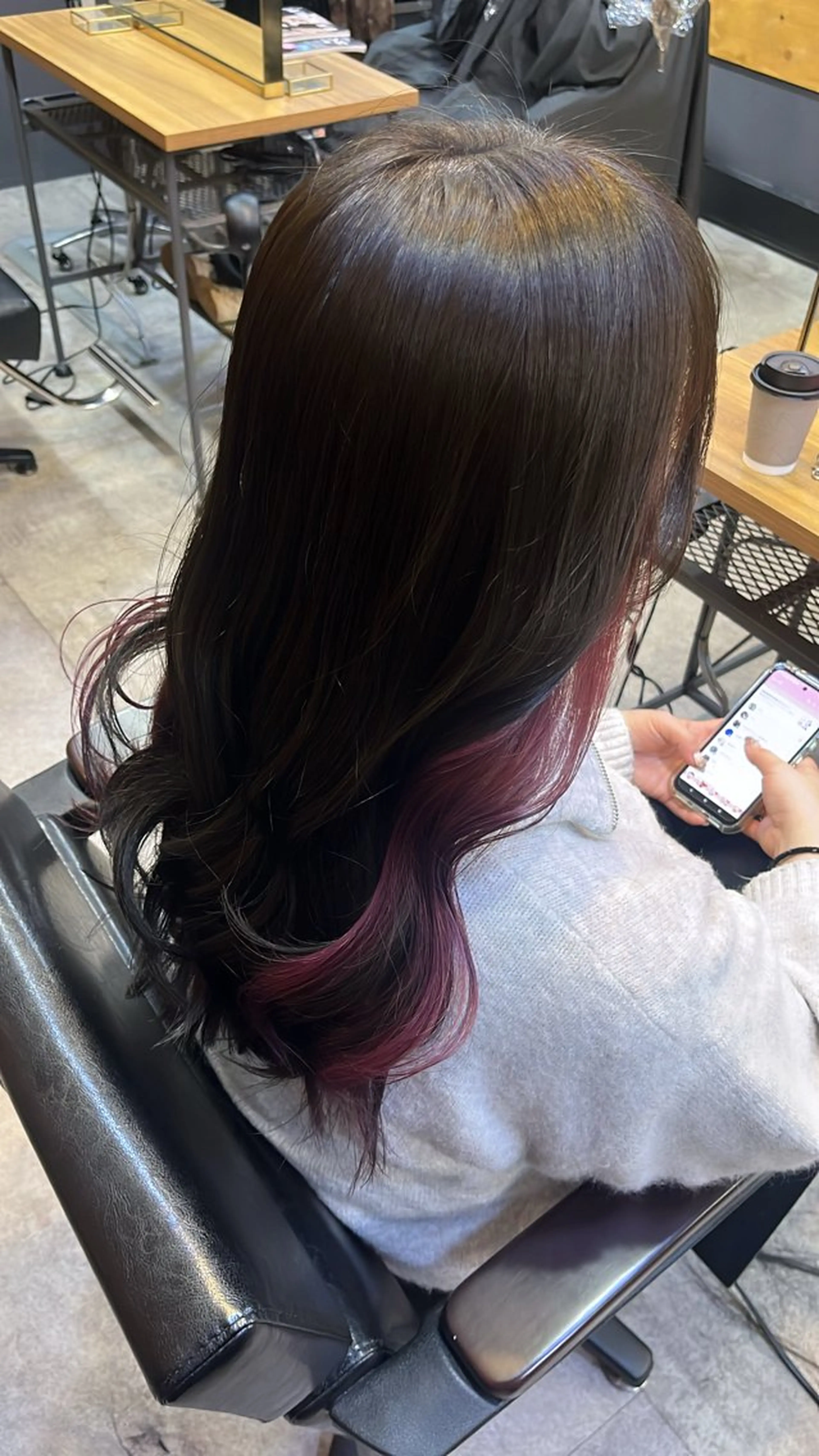 ロング ヘアカラー トリートメント mer..by hair salon Nido所属・mer.. ゆらのヘアスタイル