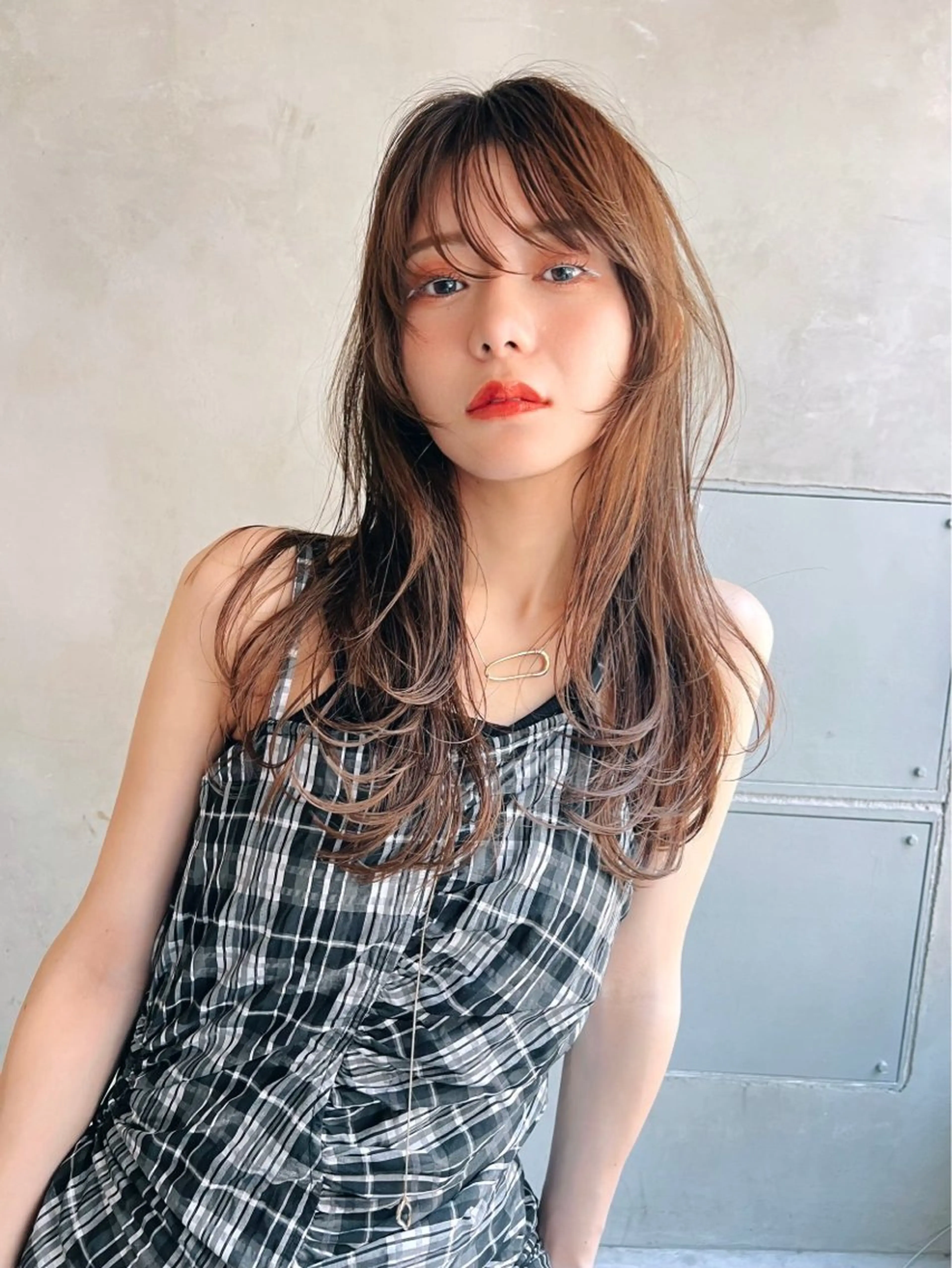 ロング カラー ヘアカラー トリートメント ヘッドスパ サラサラ美髪へ✨ RIKUTOのヘアスタイル