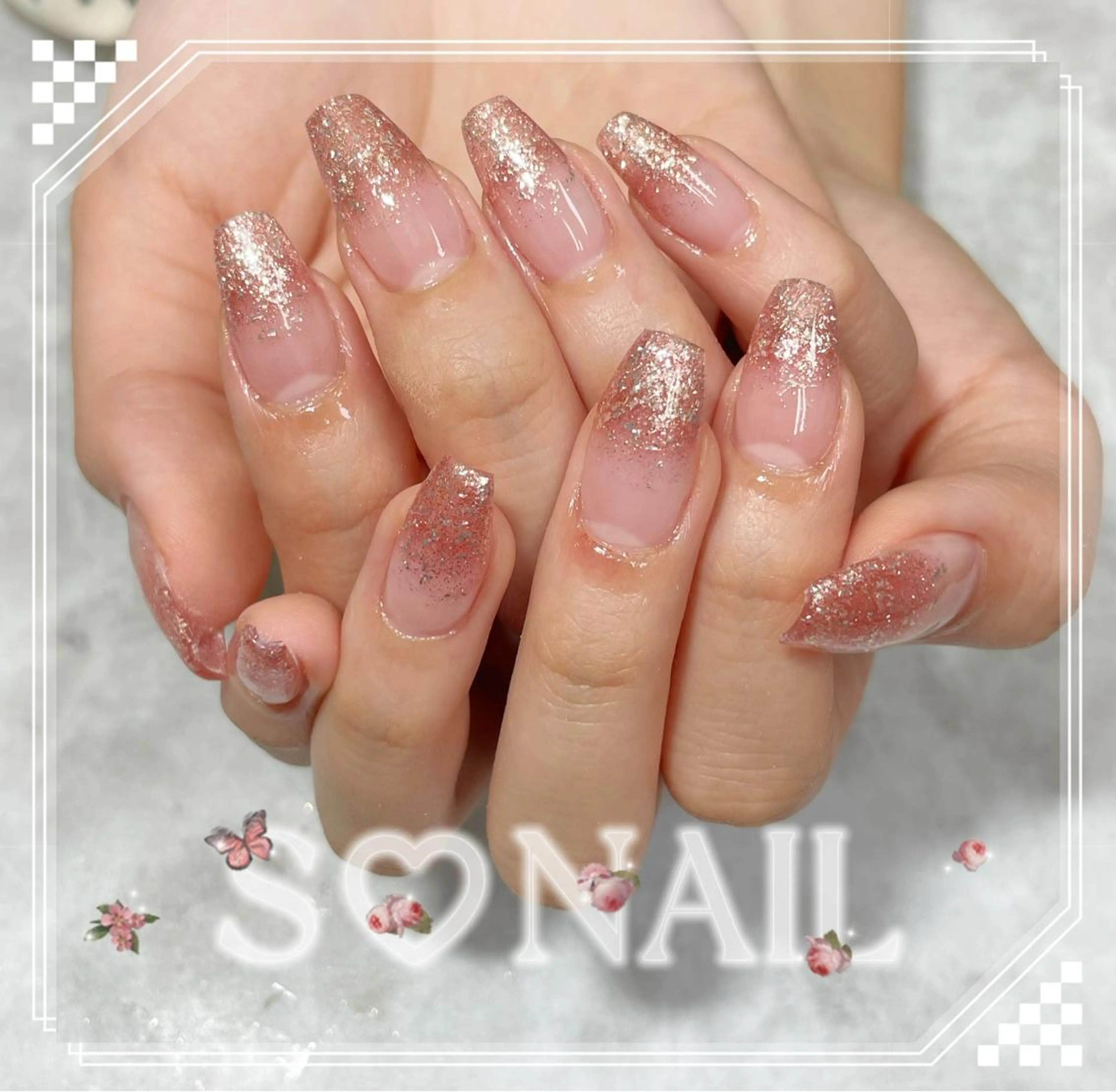 ネイル 持ち込み ハンドネイル S♡NAIL所属・S.NAIL Suuのネイルデザイン