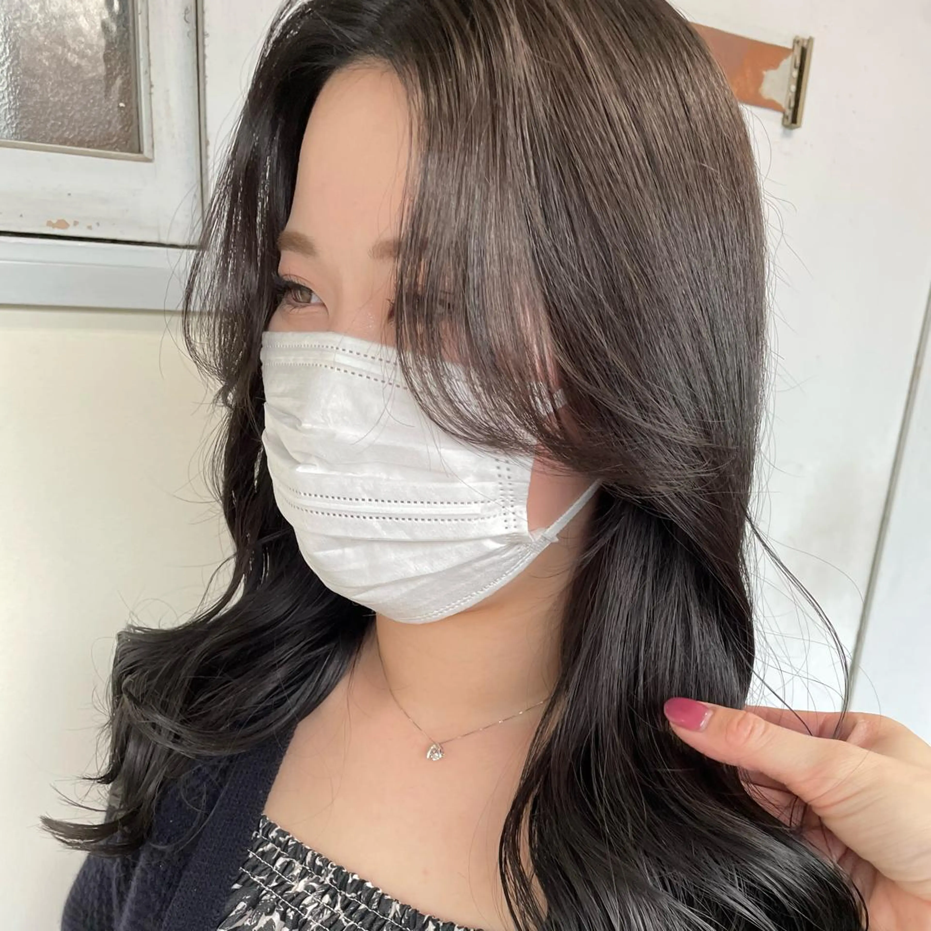 ミディアム カラー ヘアアレンジ カット ヘアカラー トリートメント maoブリーチ無し 似合わせカラーのヘアスタイル