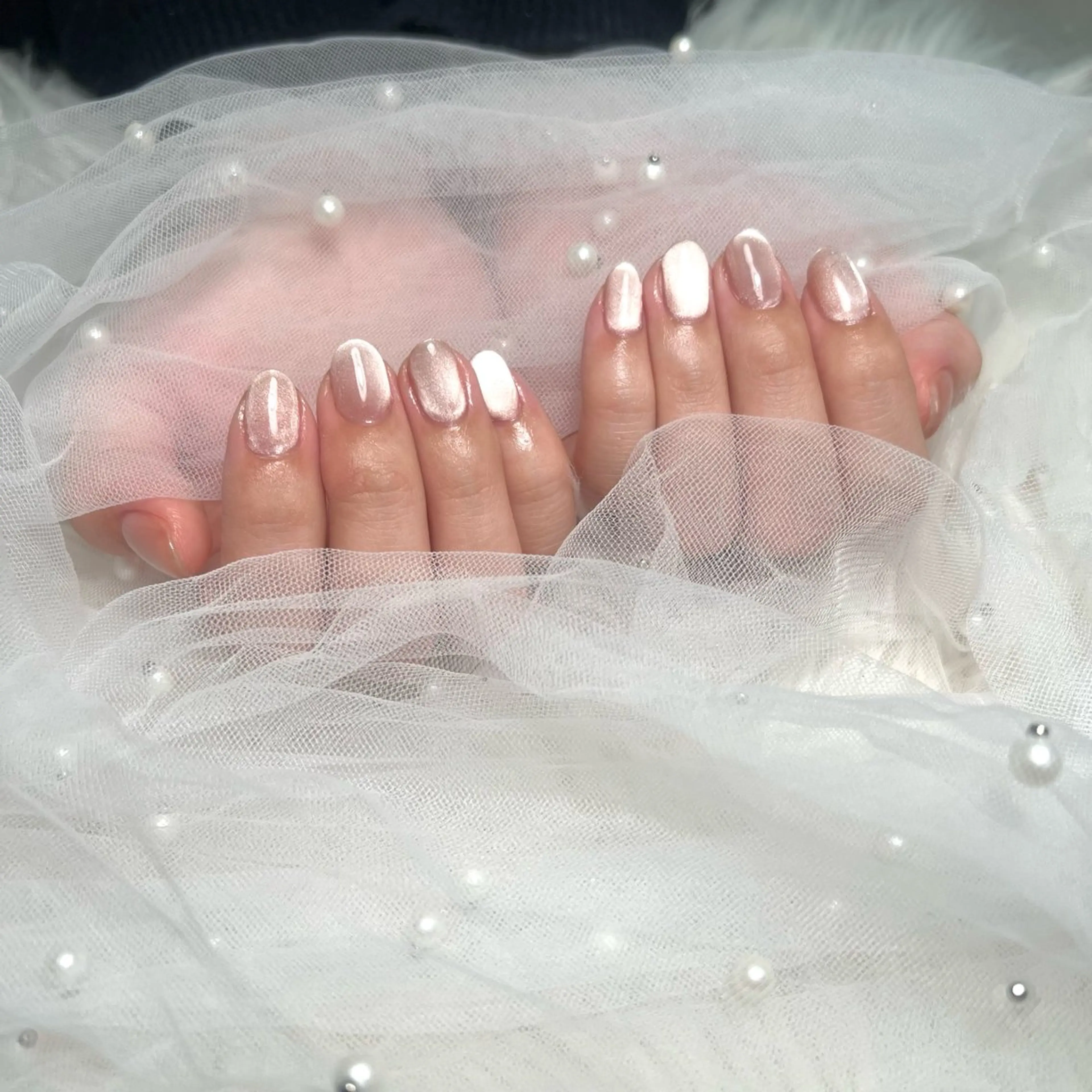 ネイル 氷ネイル・うるうるネイル マグネットネイル the464beautysalon所属・the464 yunaのネイルデザイン