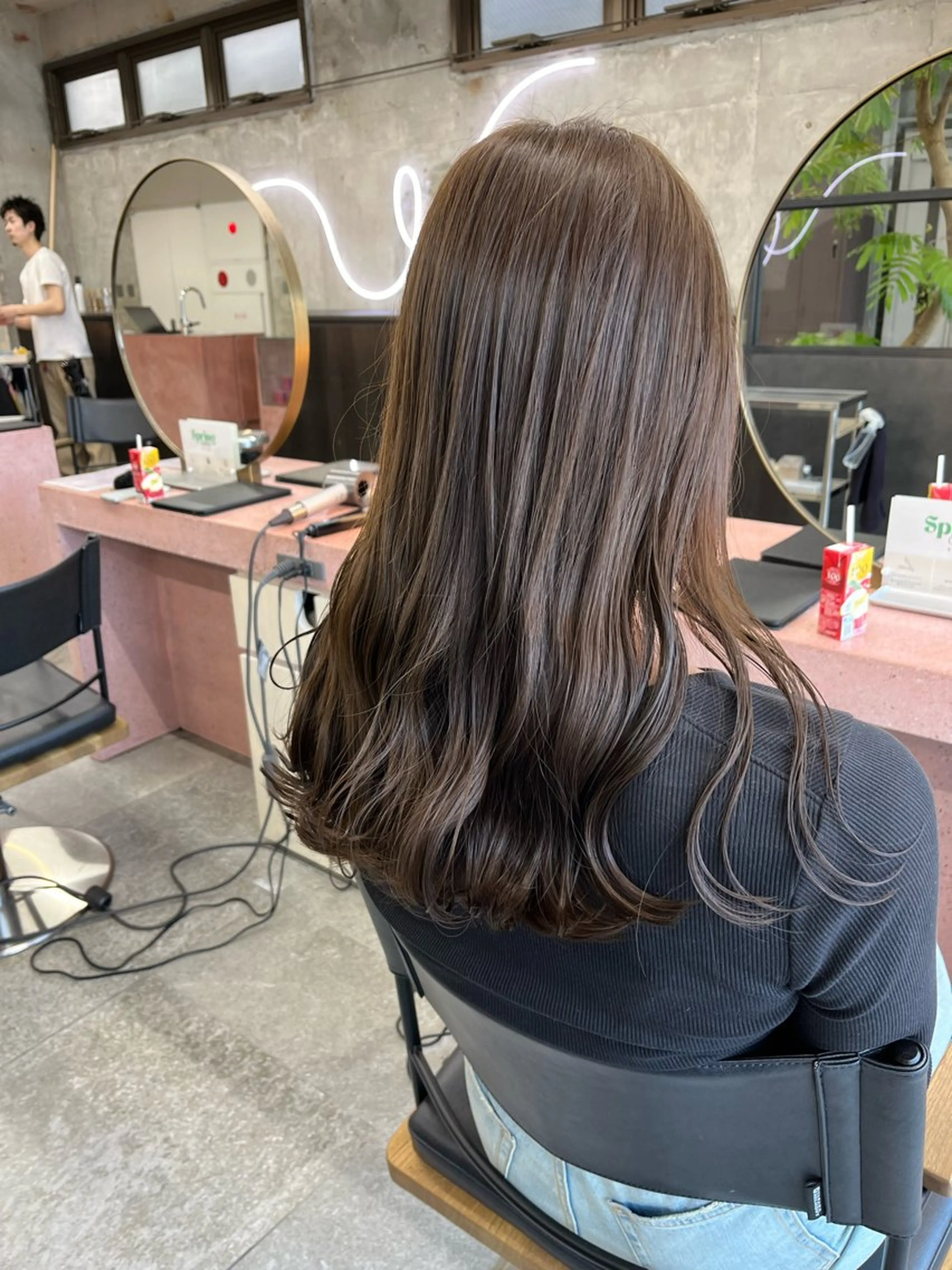 セミロング カラー ベージュカラー カット ヘアカラー 小木曽智美 /ボブ/ショートのヘアスタイル