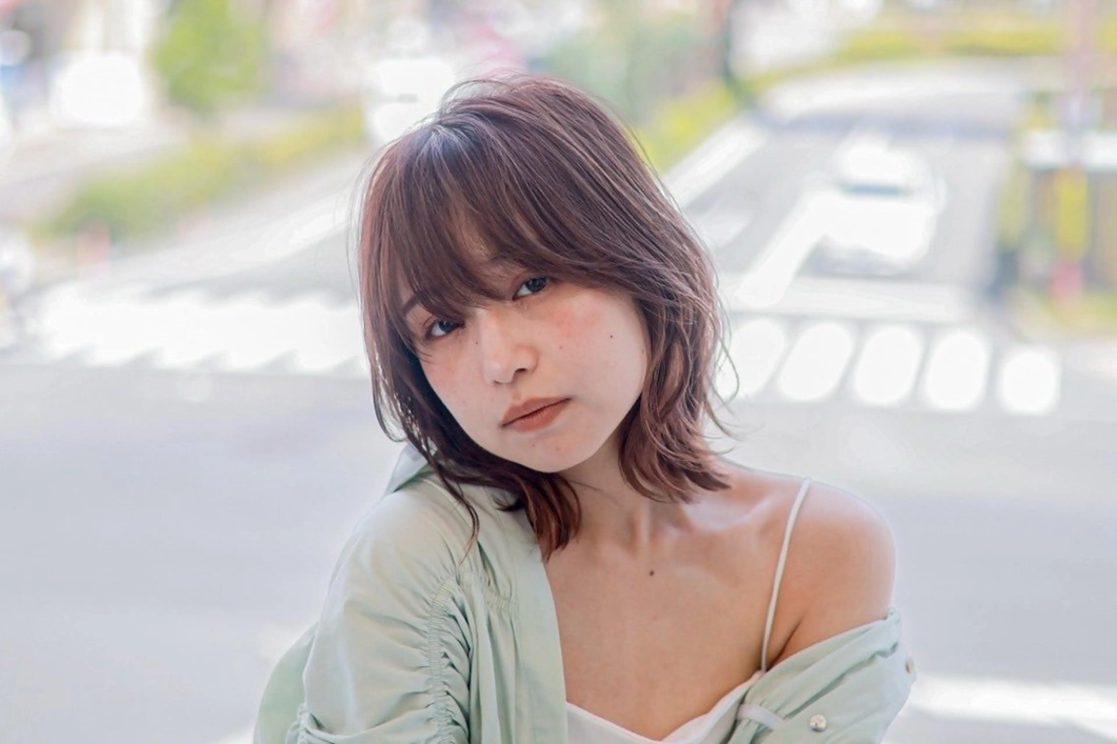 西宮/トレンドカラー /美馬本紅亜のヘアスタイル