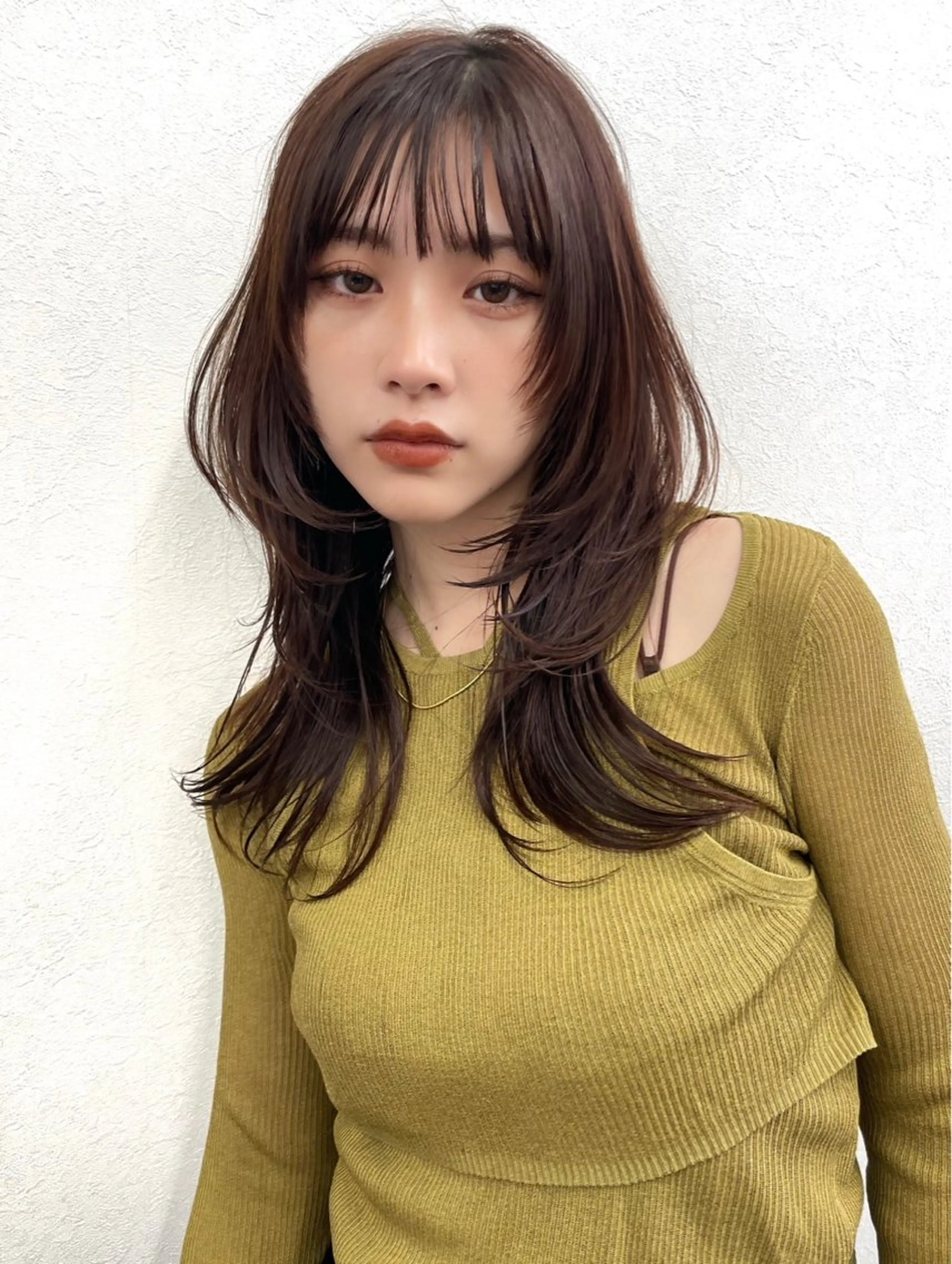 セミロング 透明感🍨レイヤー ヘアセット/miyuのヘアスタイル