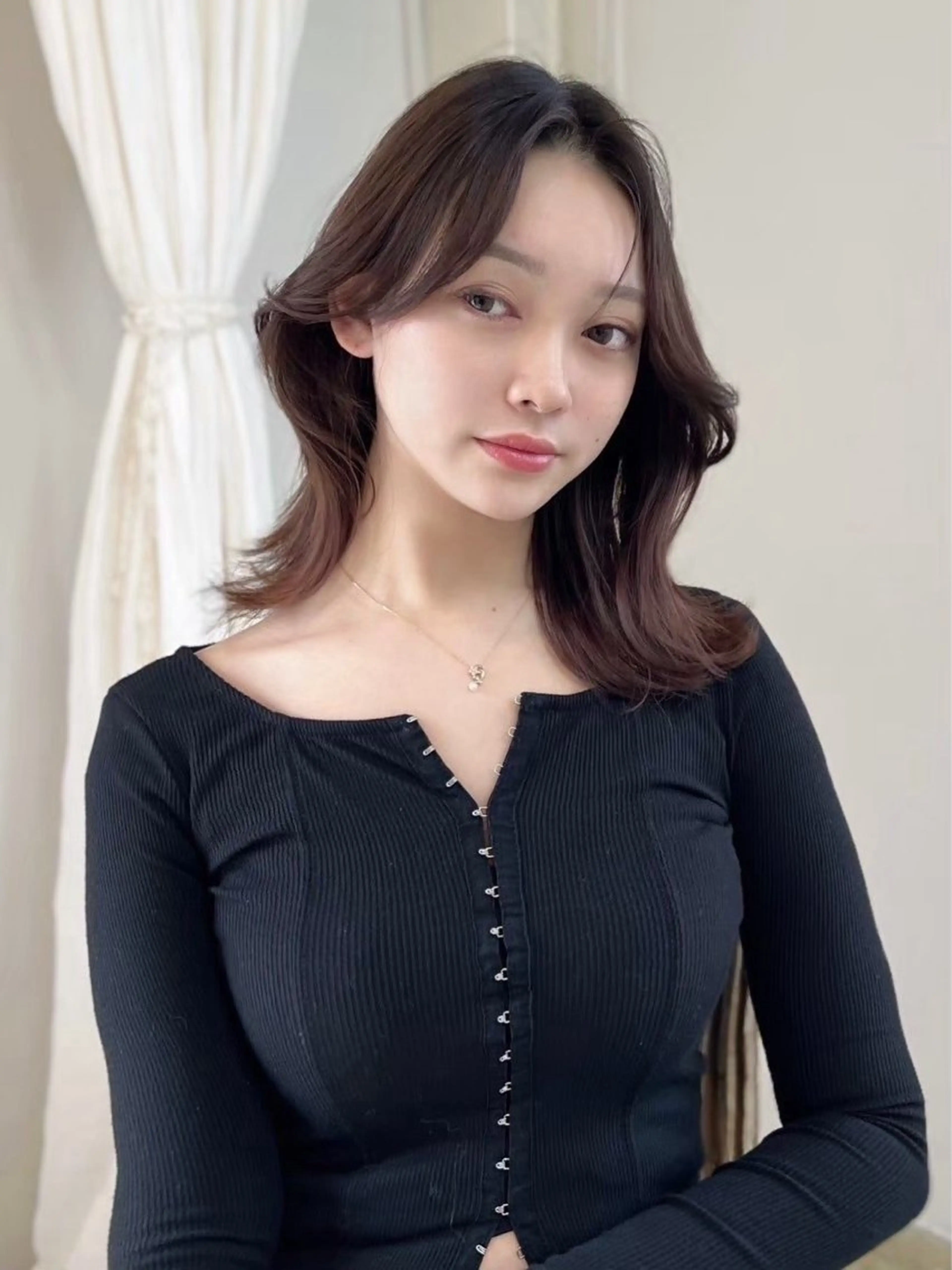 ロング 🚨メンズ曲がる 縮毛矯正りおん🚨のヘアスタイル