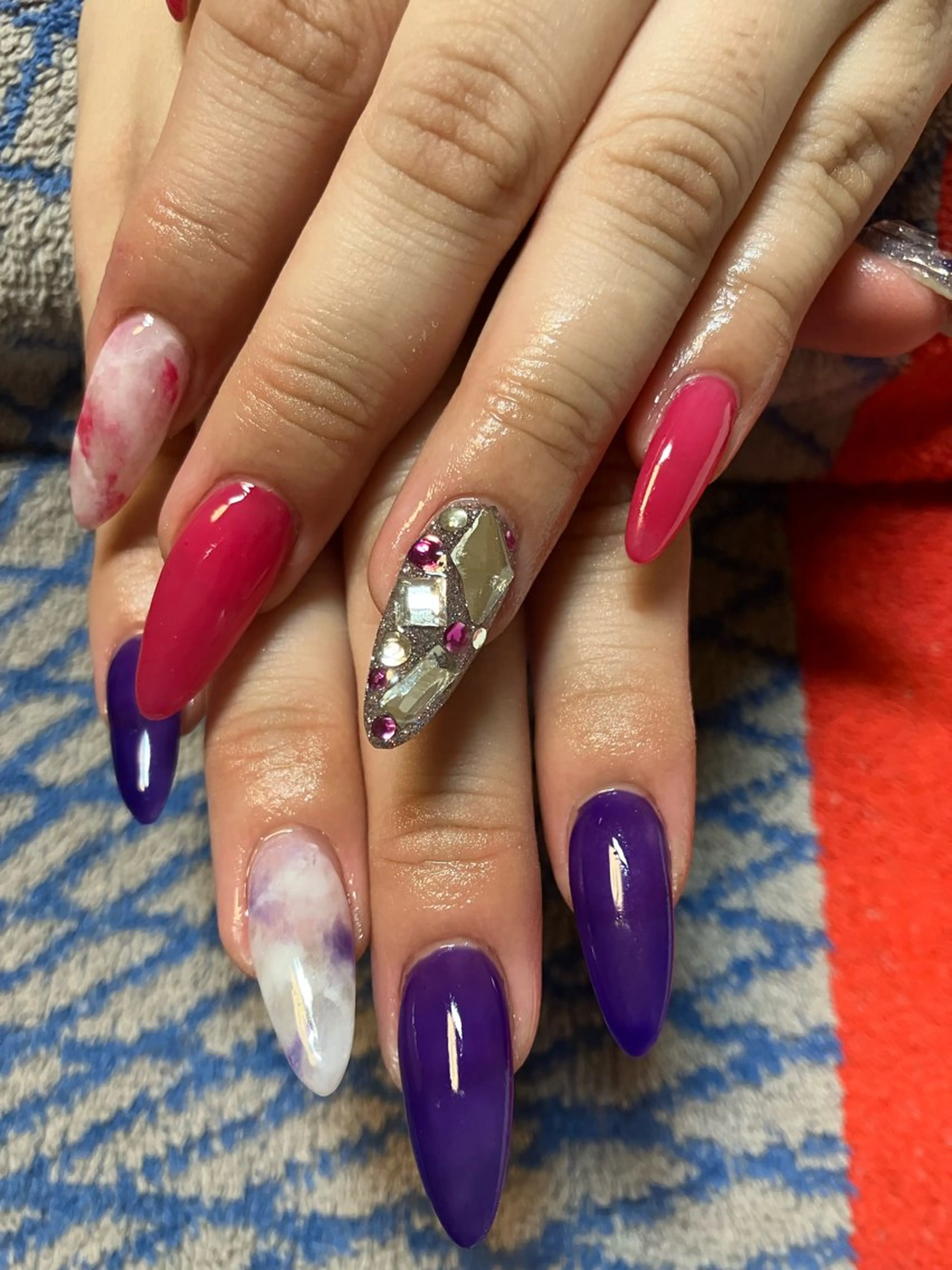 ネイル rukianail 新里のネイルデザイン