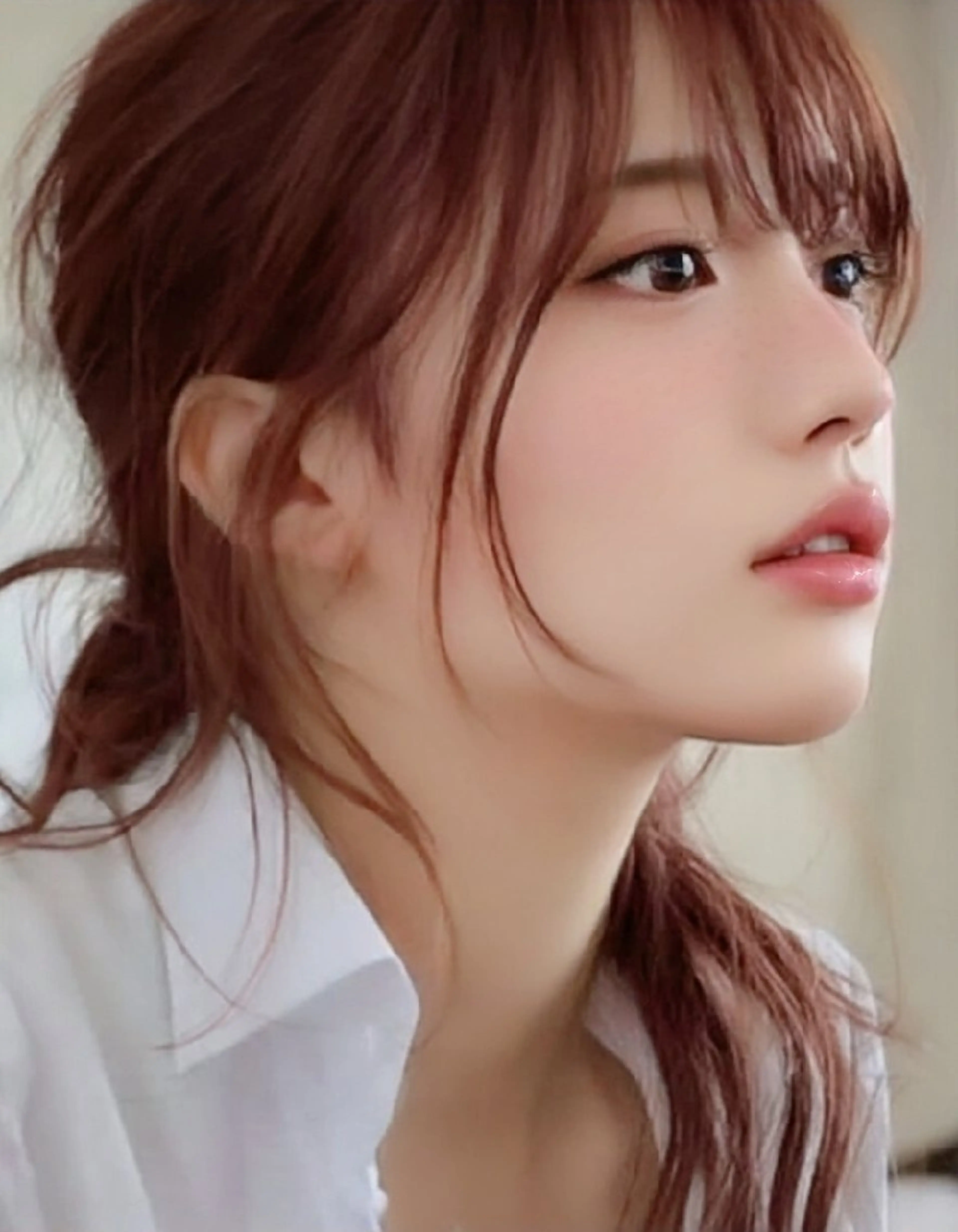 ミディアム カラー ベージュカラー ピンクカラー ピンクベージュ カット ヘアカラー トリートメント sinistra シニストラ　足利山下店所属・シニストラ足利 原宿表参道のカラーのヘアスタイル