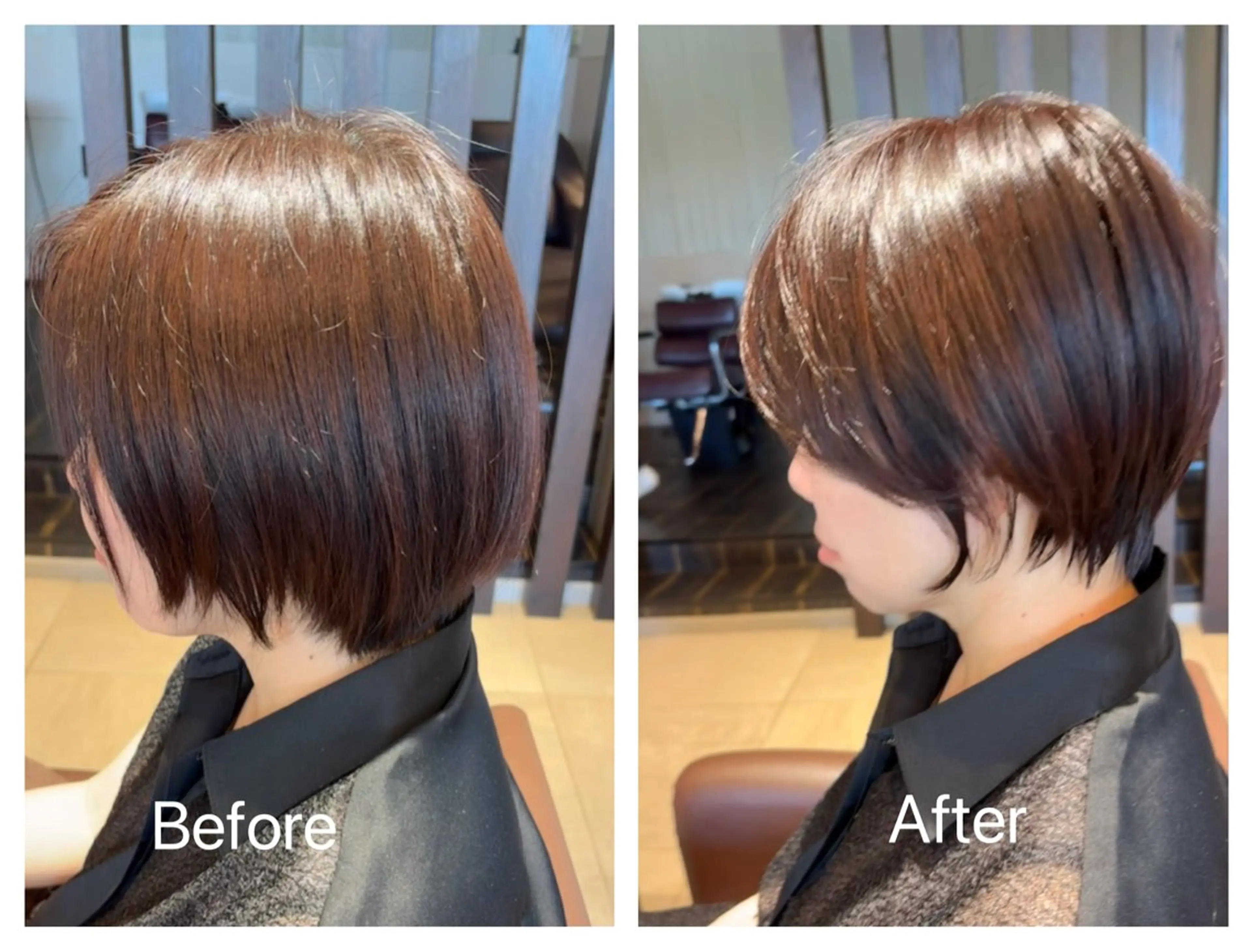 ショート ショートヘア 山田 みかのヘアスタイル