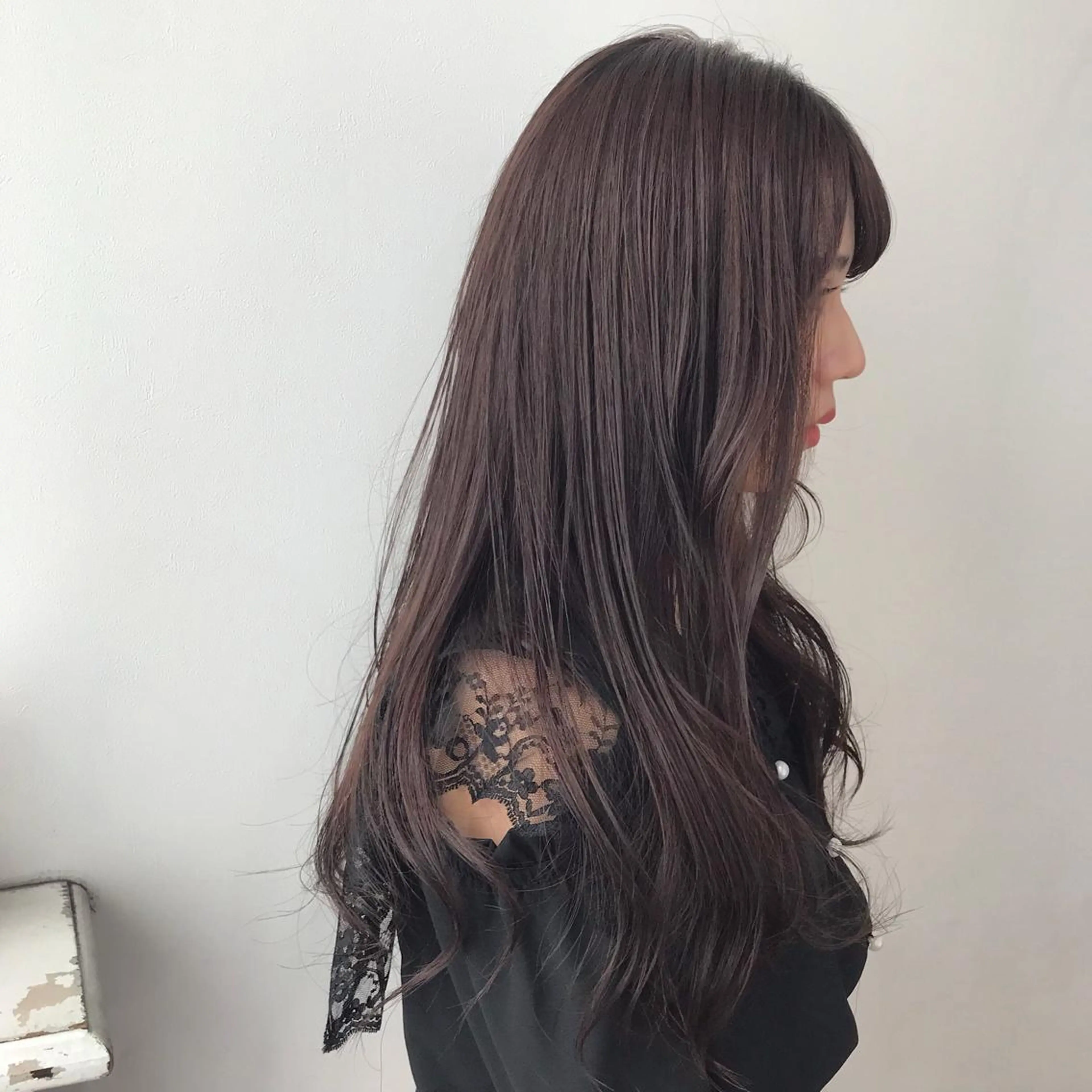 ロング カラー アッシュ ラベンダーカラー ラベンダーピンク ピンクカラー ピンクアッシュ ヘアカラー トリートメント レイヤー/顔周り /AKARIのヘアスタイル