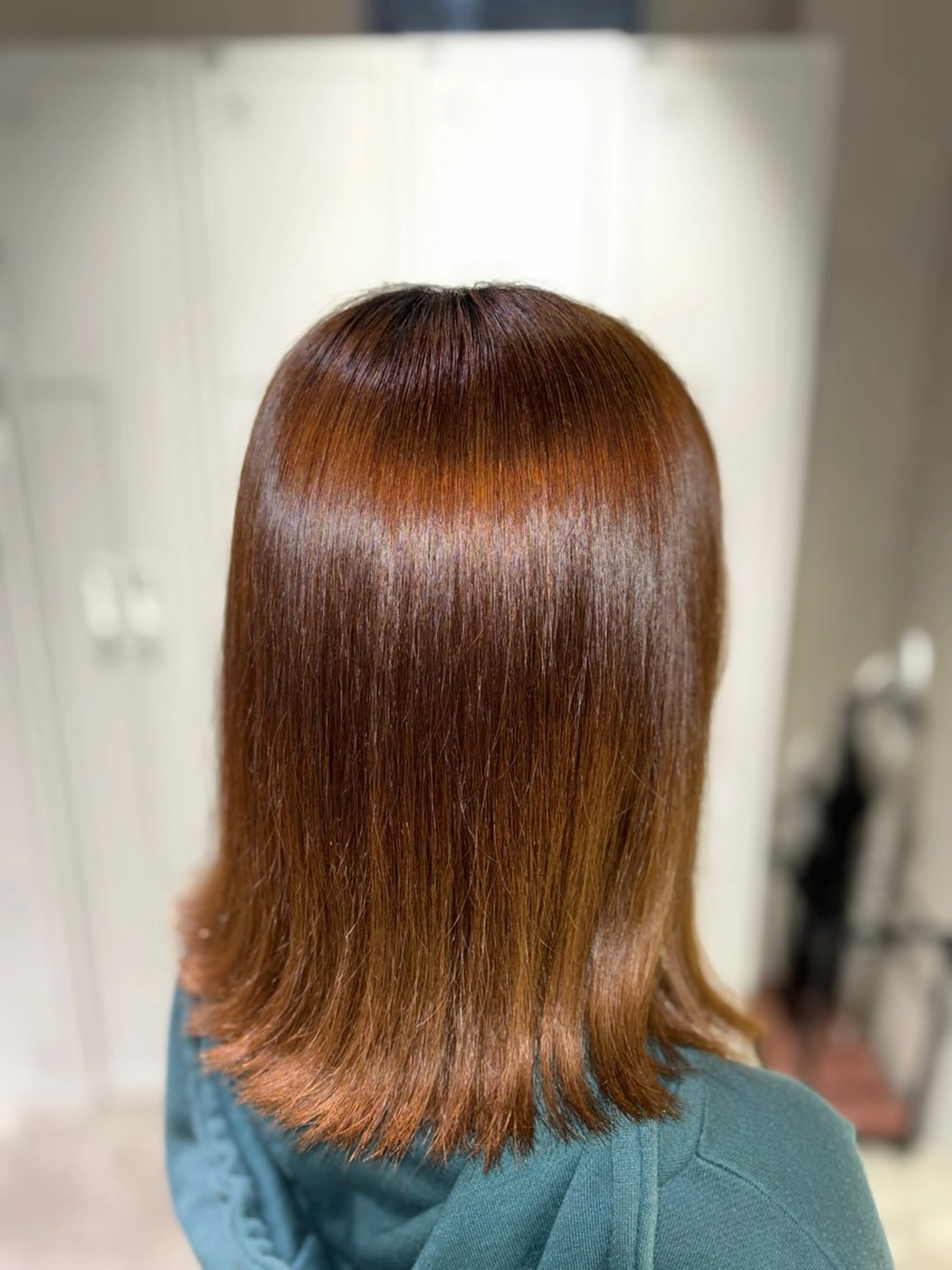 ミディアム 縮毛矯正 ｈｉｎａ🦋西梅田 カラーモデル募集中のヘアスタイル